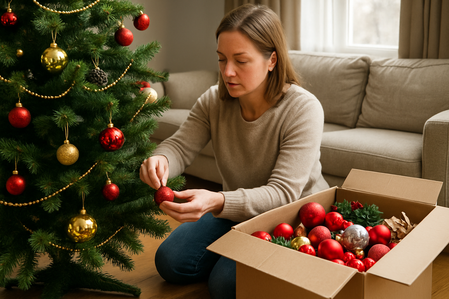 quand enlever les décorations de noël - Illustration