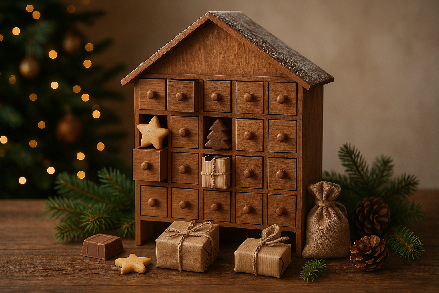 calendrier de l'avent original - Illustration