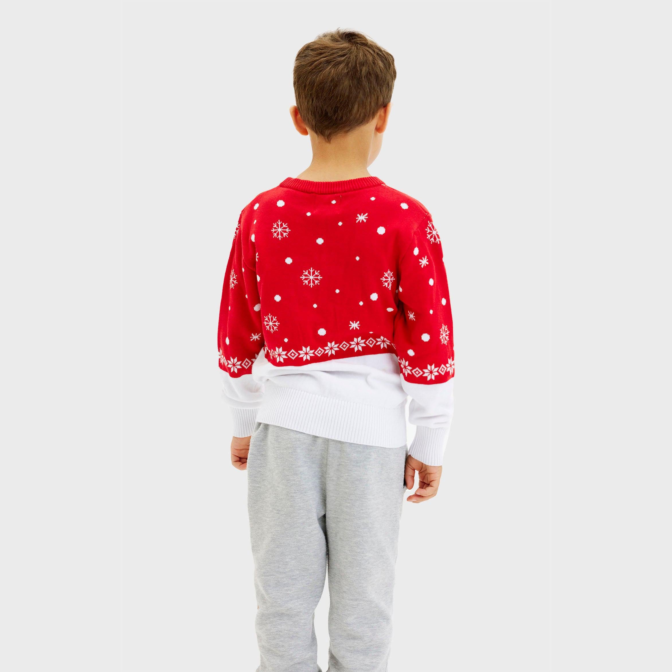 Pull De Noël De Rudolphe Rouge - Enfants.