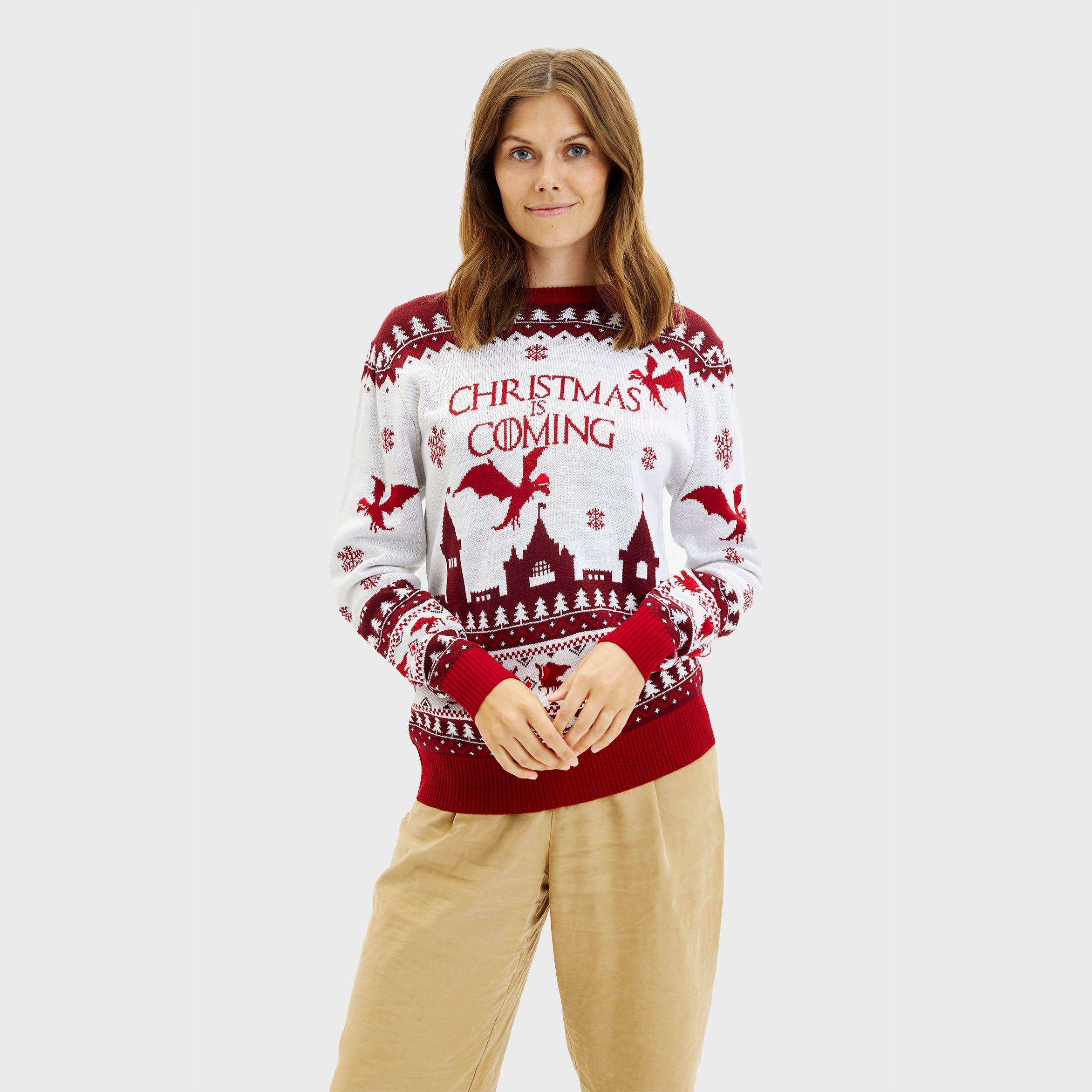 The Christmas Is Coming kersttrui – Dames