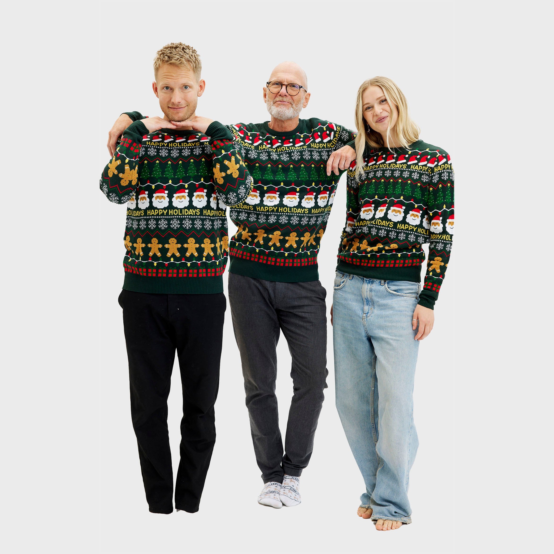 Christmas Sweater with a Vibe - Heren