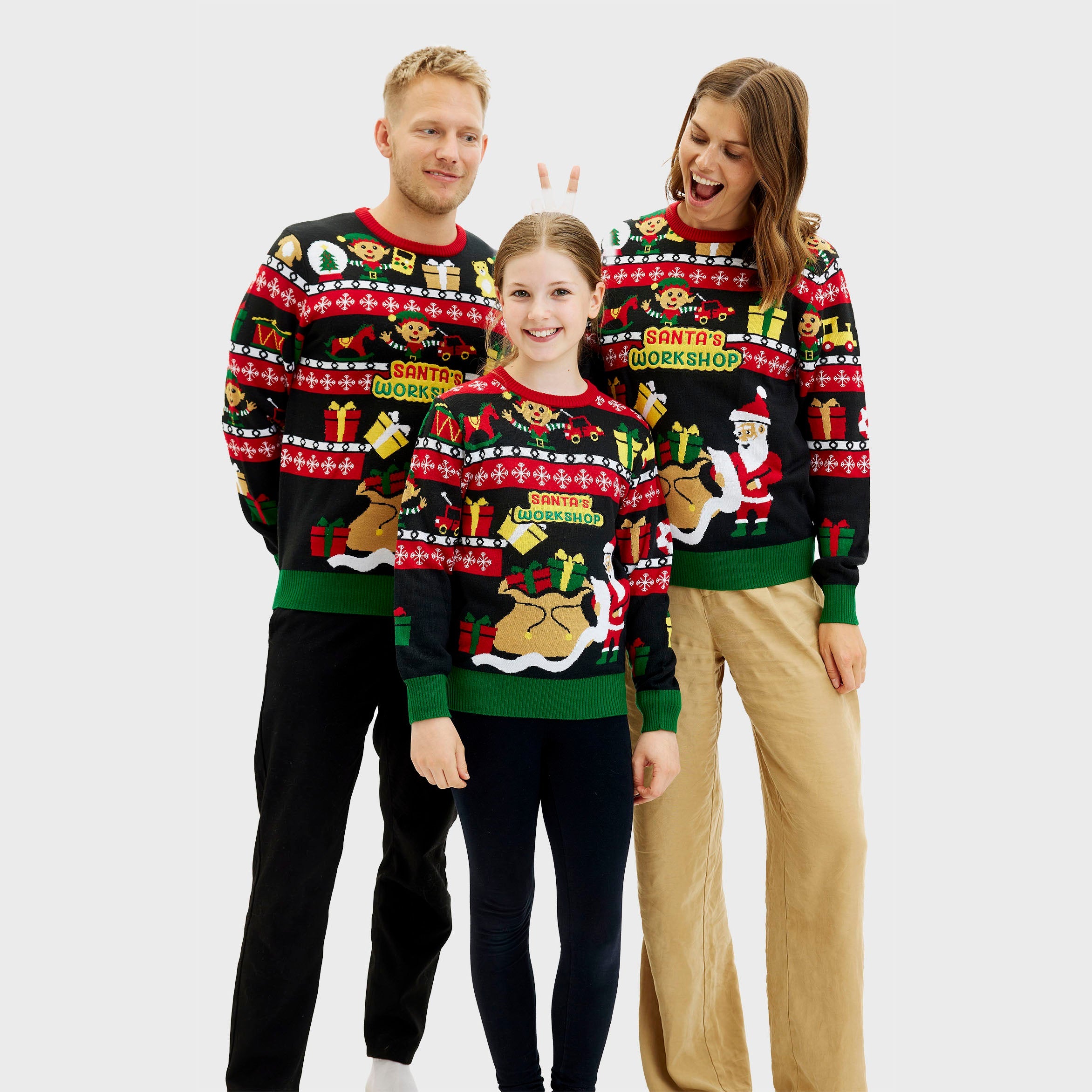 Santa’s Workshop Sweater - Heren