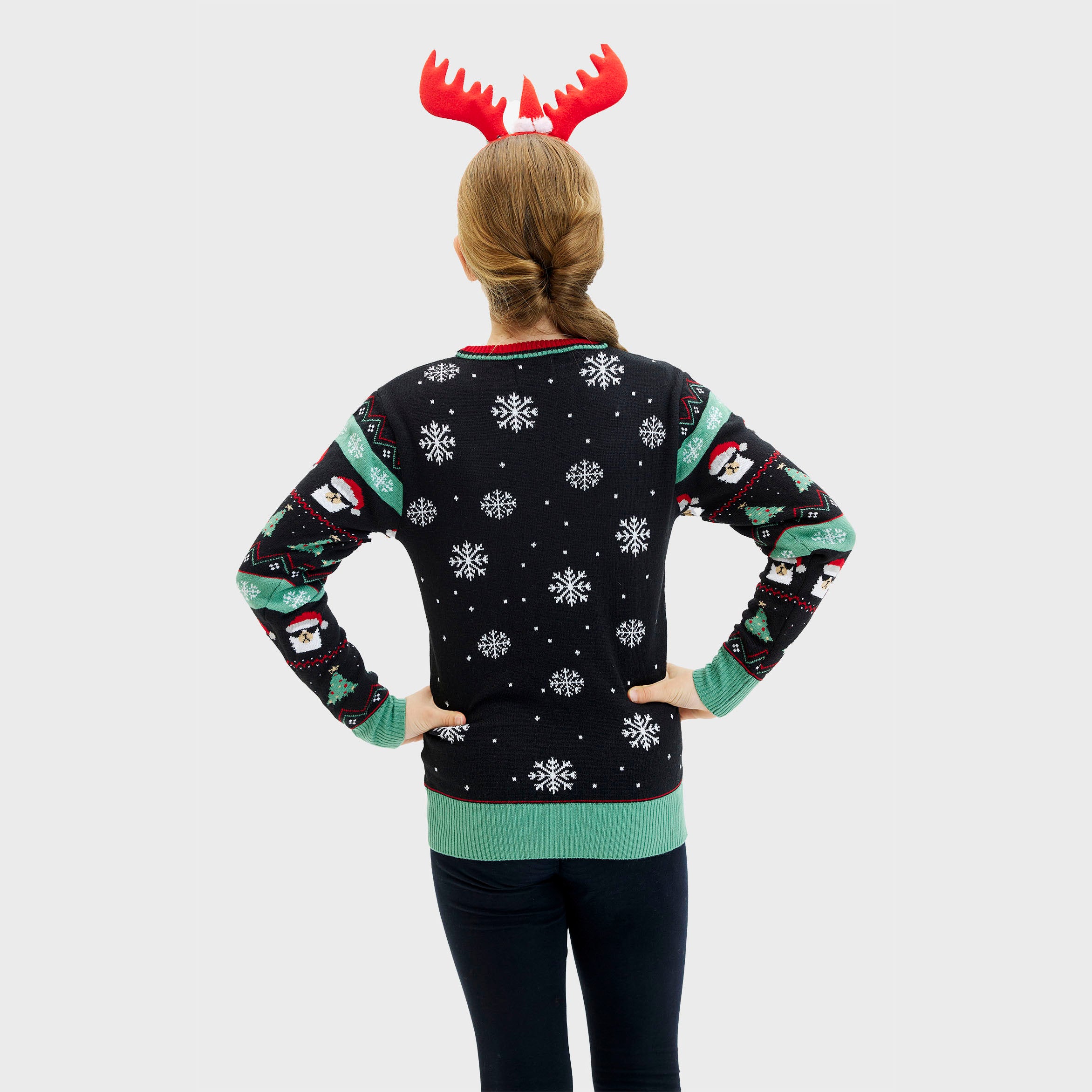 Get Lit Llama Christmas Sweater - Femme