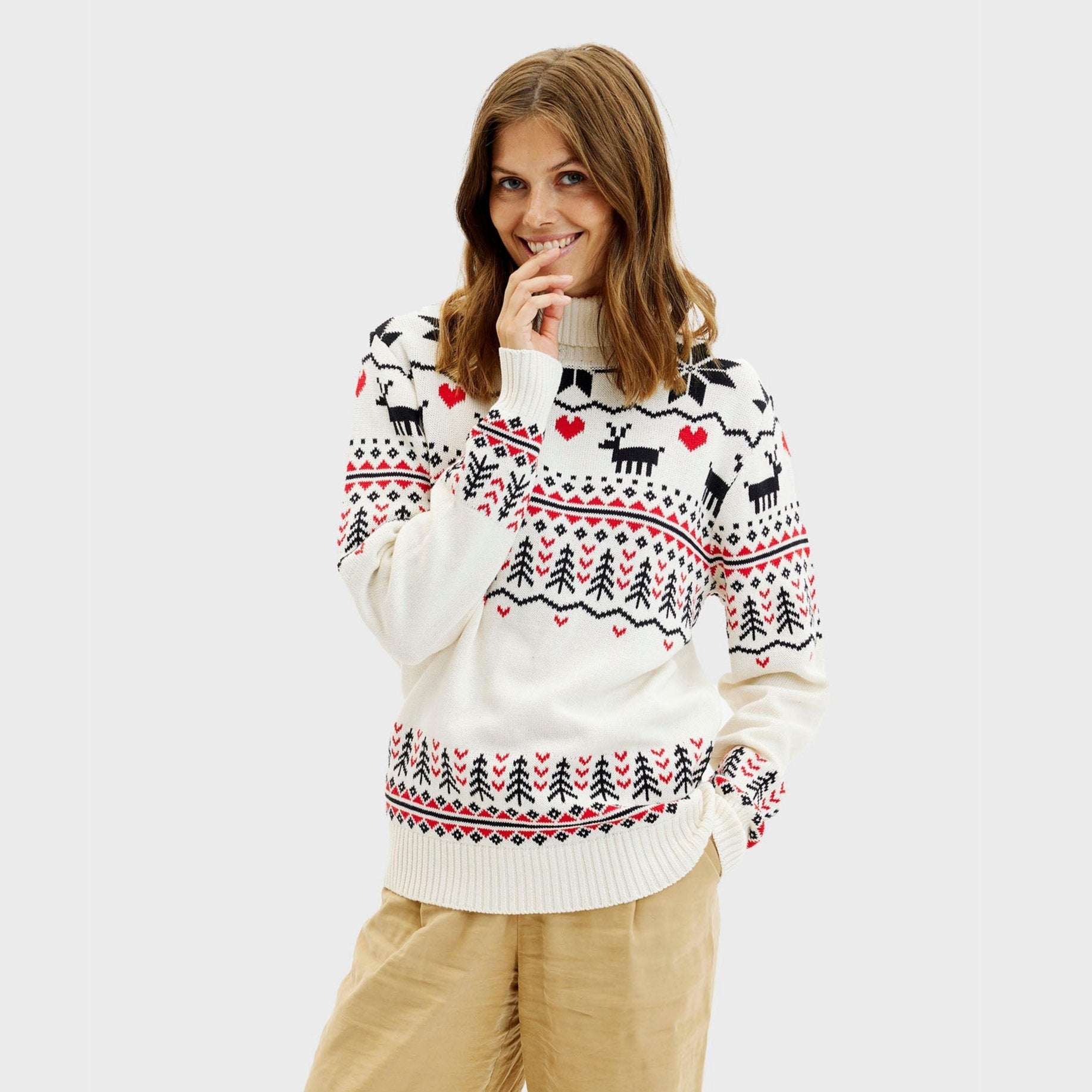 The Greenlandish Christmas Sweater - Dames.
