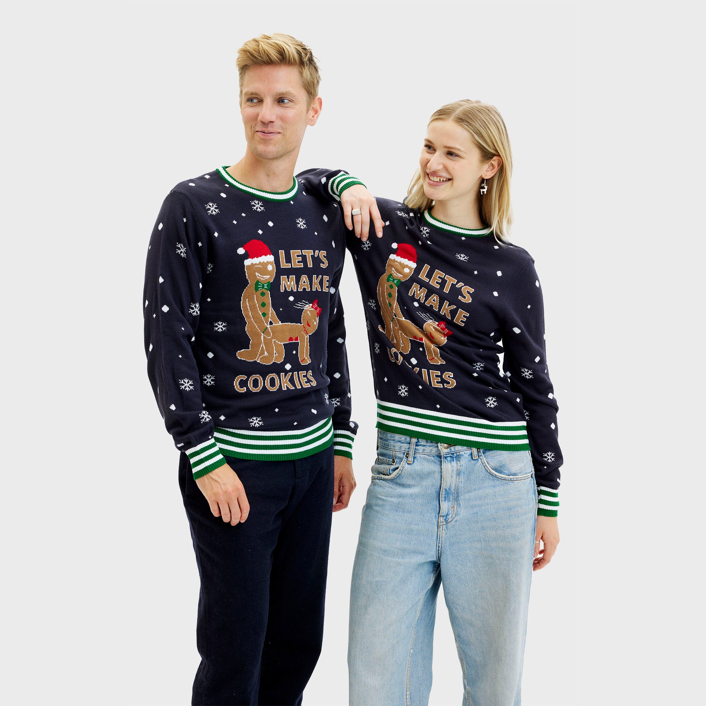 Kersttaart kersttrui - Heren