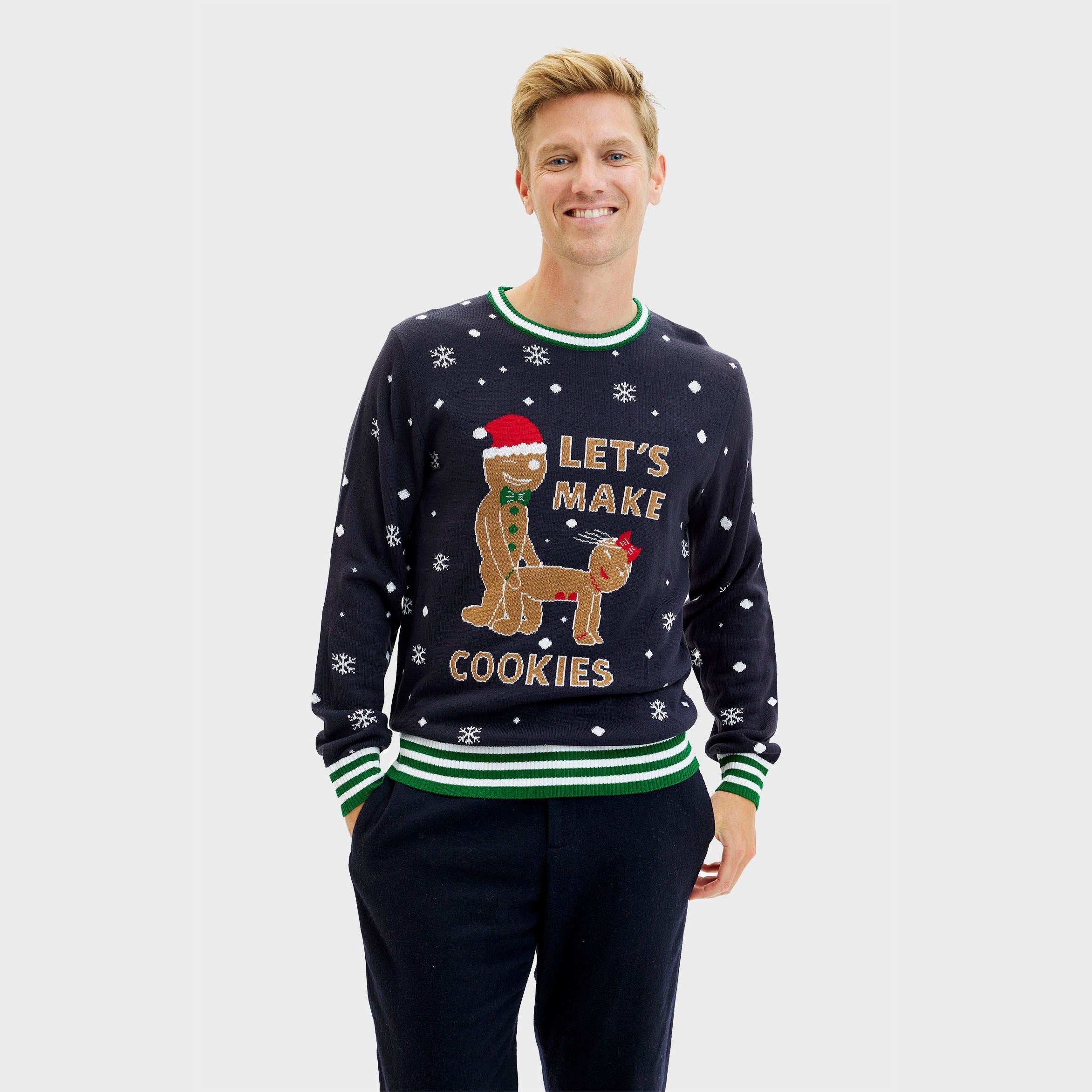 Kersttaart kersttrui - Heren