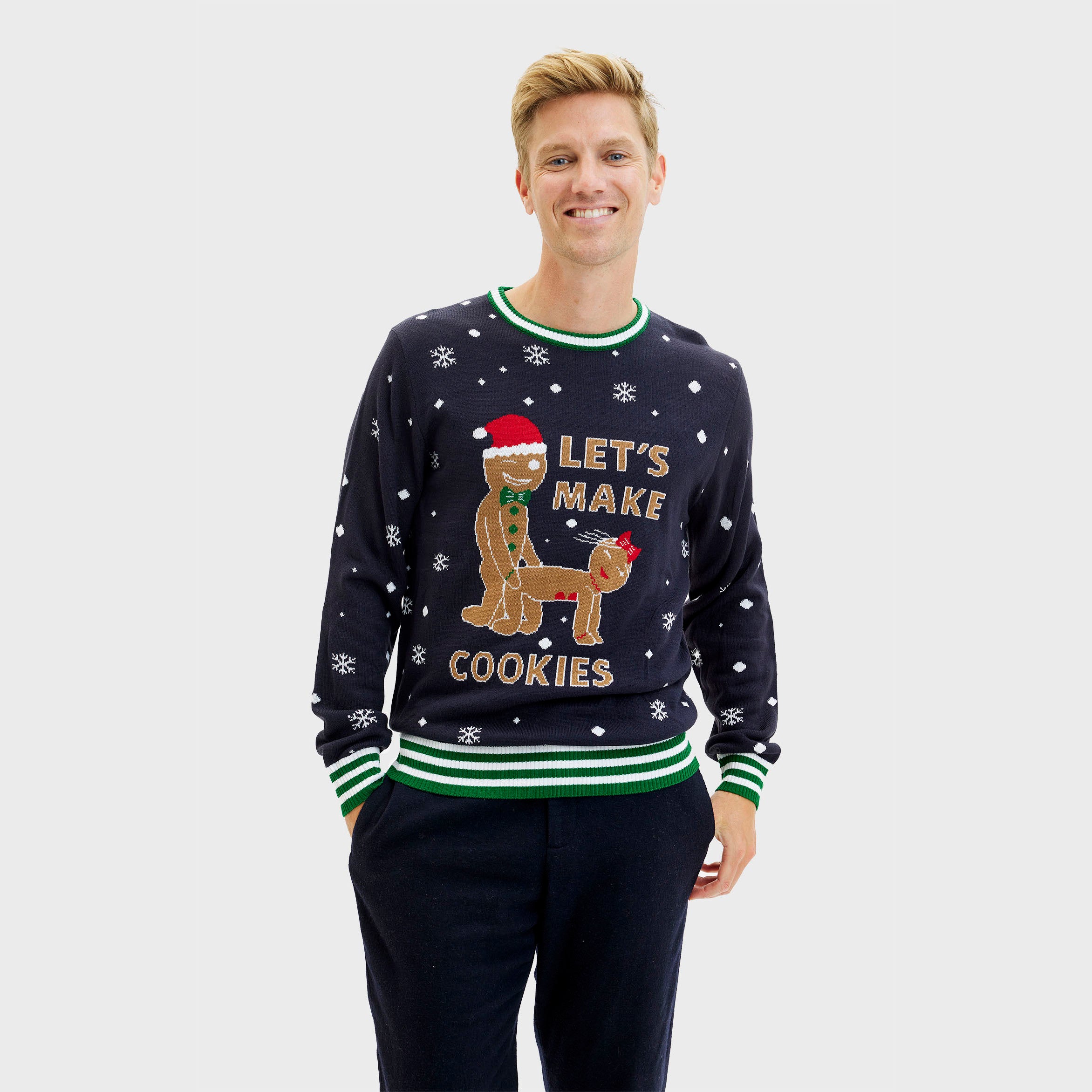 Kersttaart kersttrui - Heren