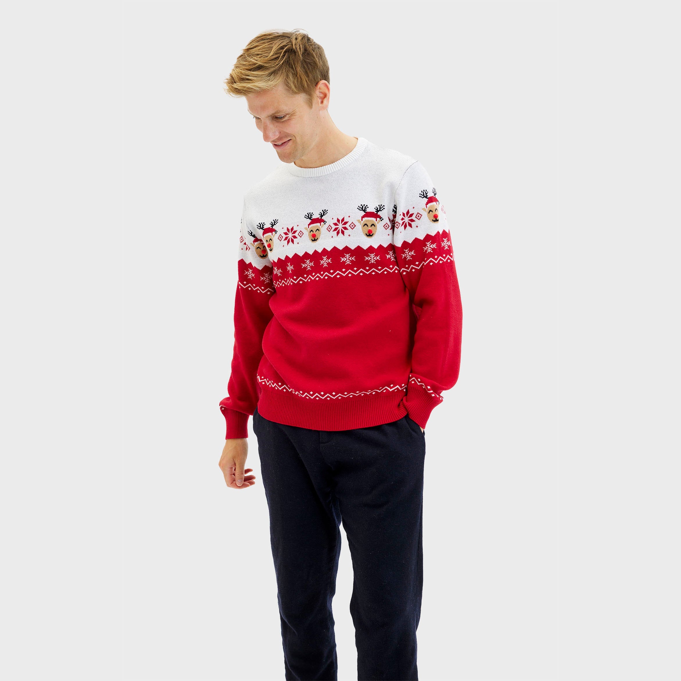 De schattige kersttrui – Heren