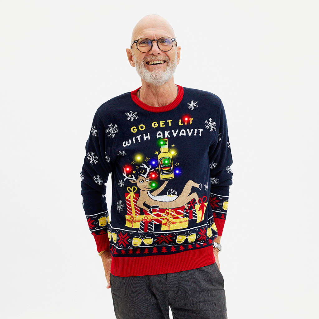 Akvavit Kersttrui - Heren