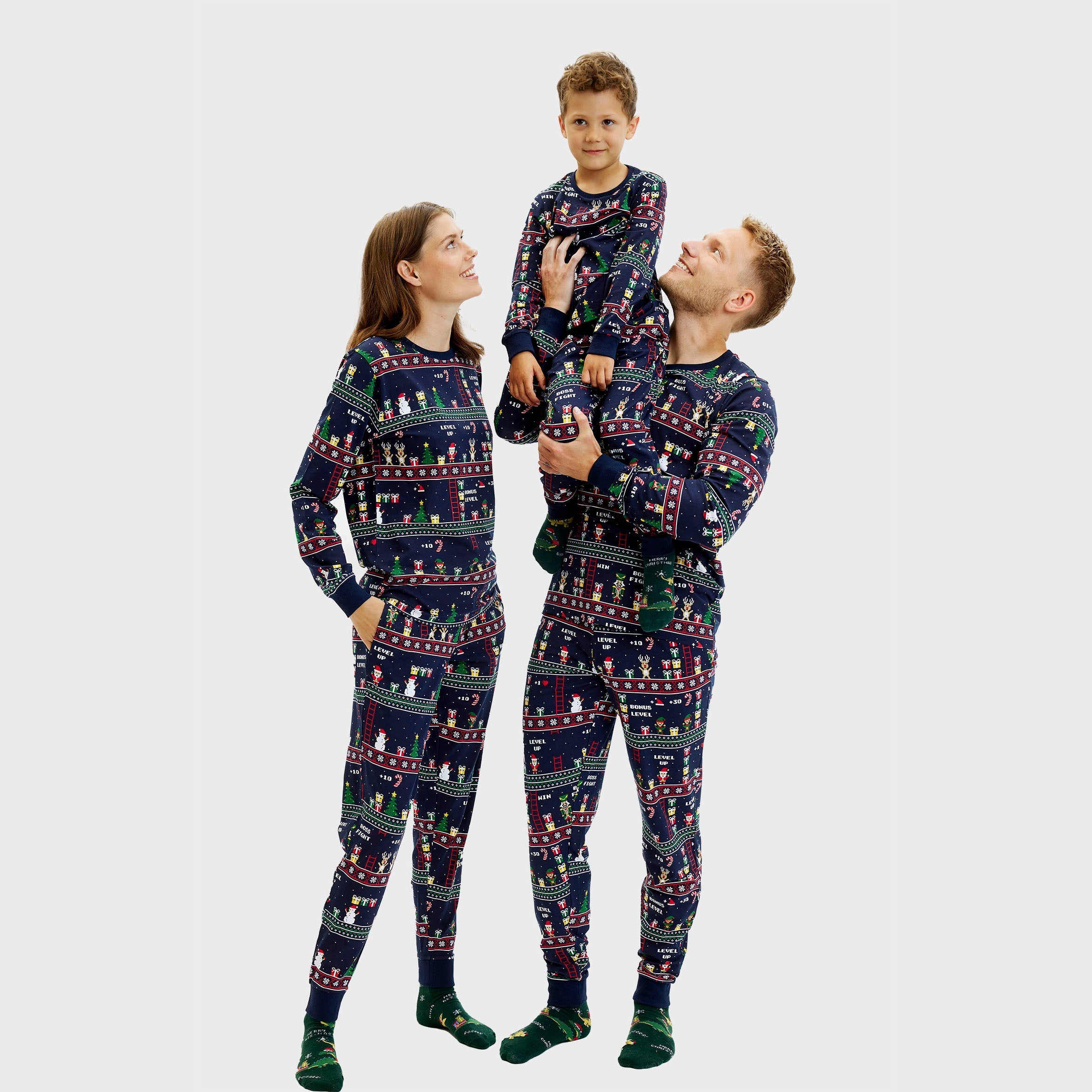 Vintage gamer kerstpyjama - Dames.