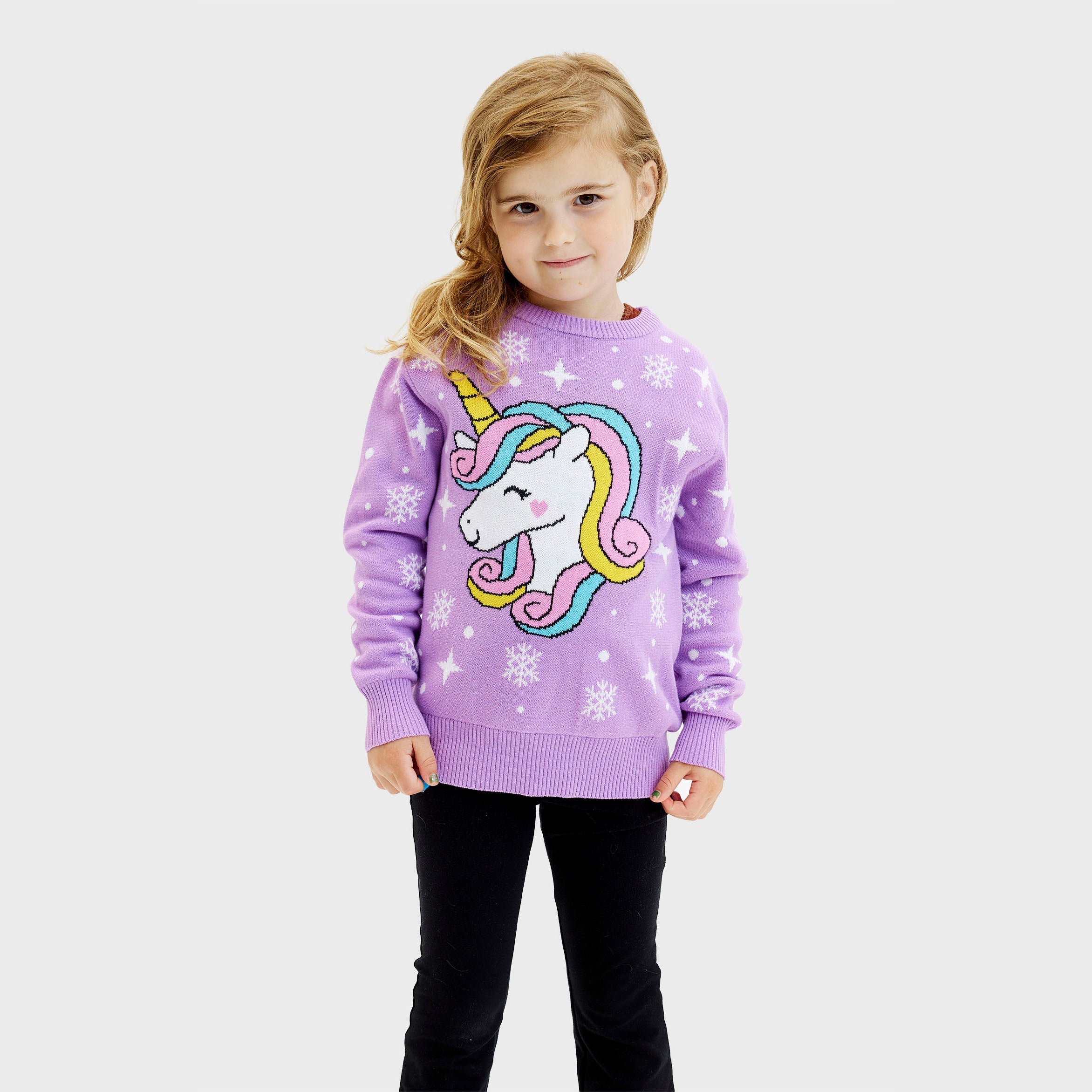 Unicorn Kersttrui - kinderen
