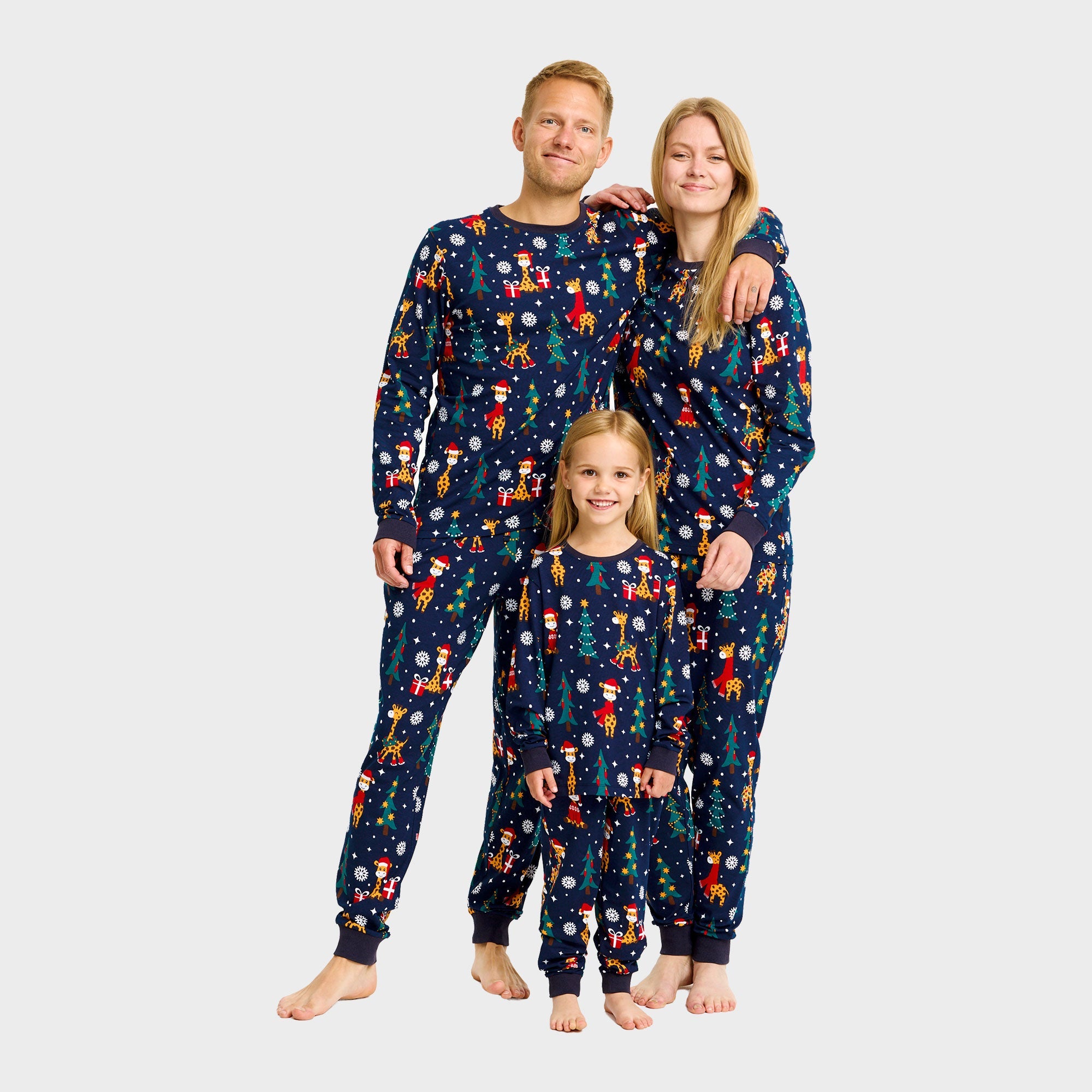 De giraffen kerstpyjama – Kinderen