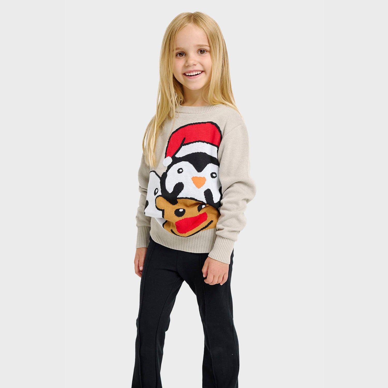 Dieren kersttrui – Kinderen
