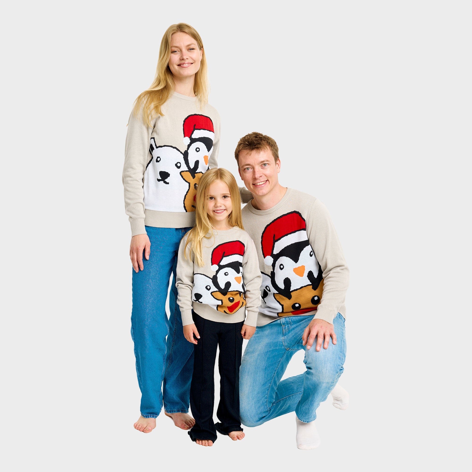 Dieren kersttrui – Heren