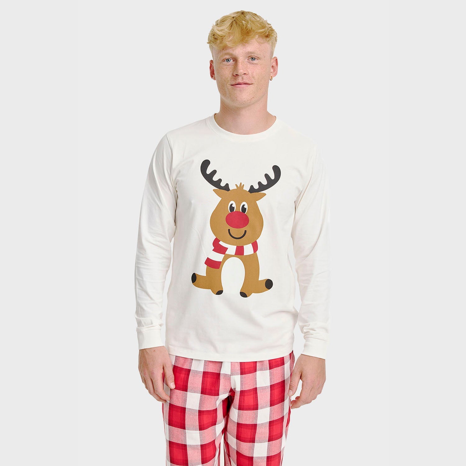 The Reindeer pyjama-top – Heren