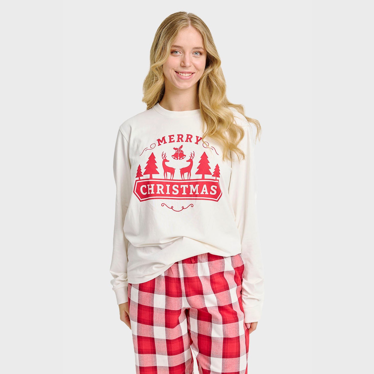 The Merry Christmas pyjama-top – Dames
