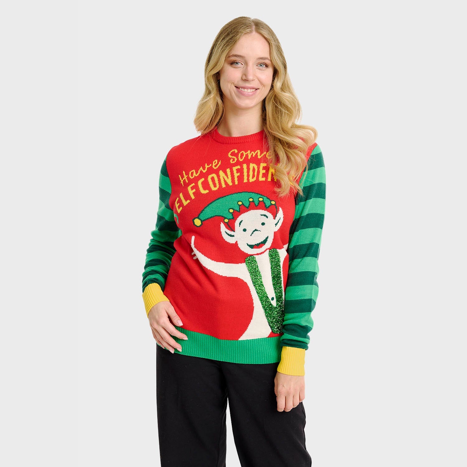 Elf Confidence kersttrui – Dames