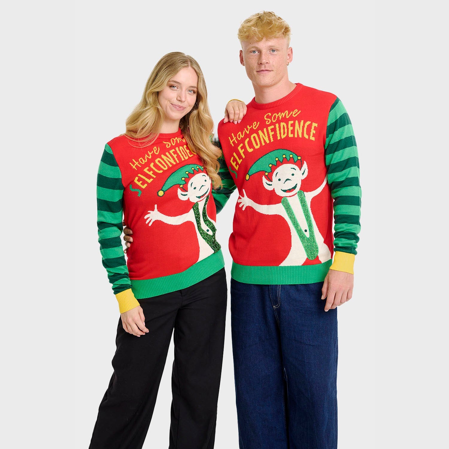Elf Confidence kersttrui – Heren