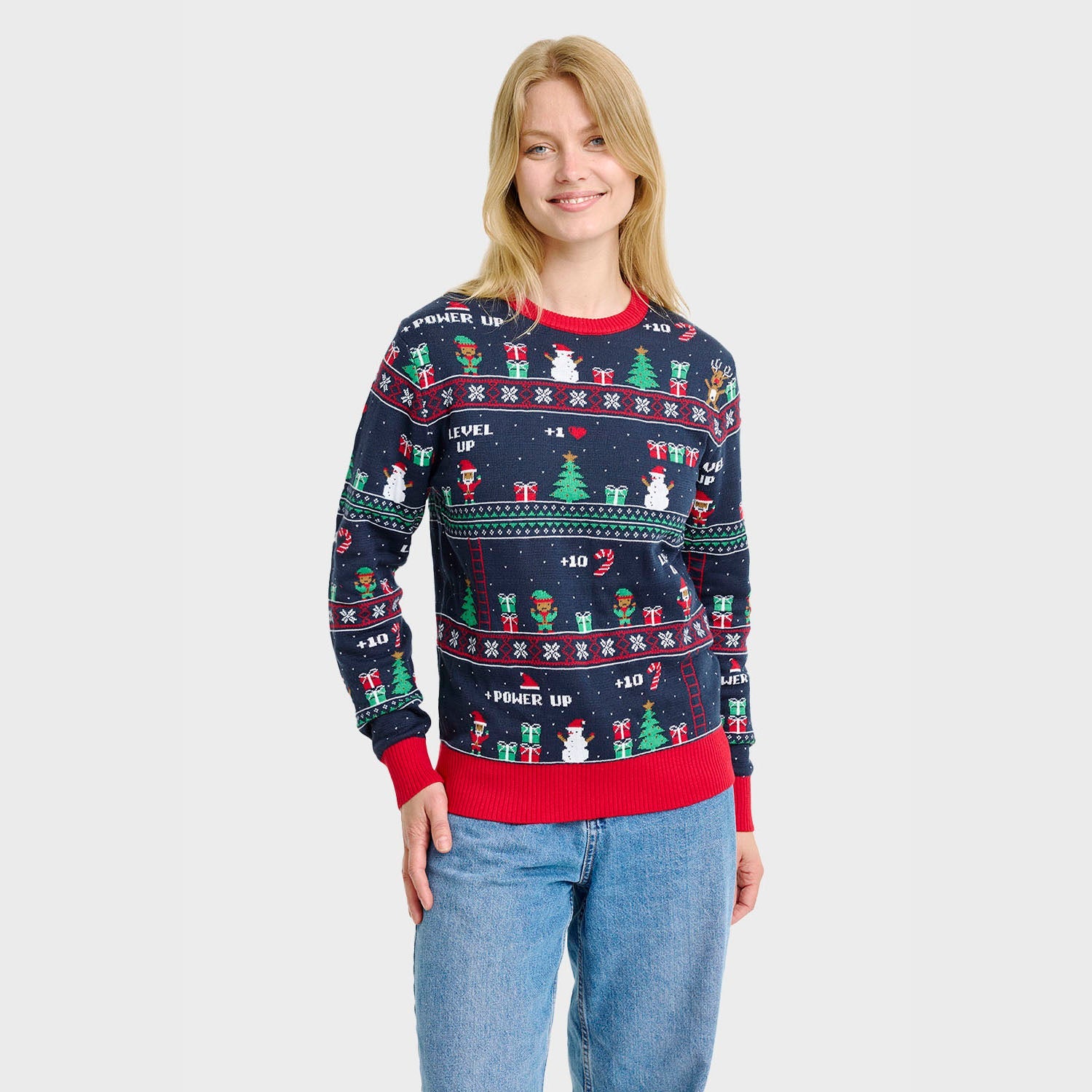 Vintage Gaming kersttrui – Dames