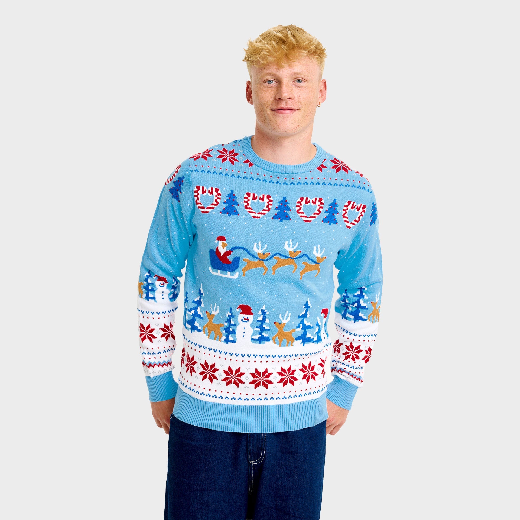 Christmas Wonderland kersttrui – Heren