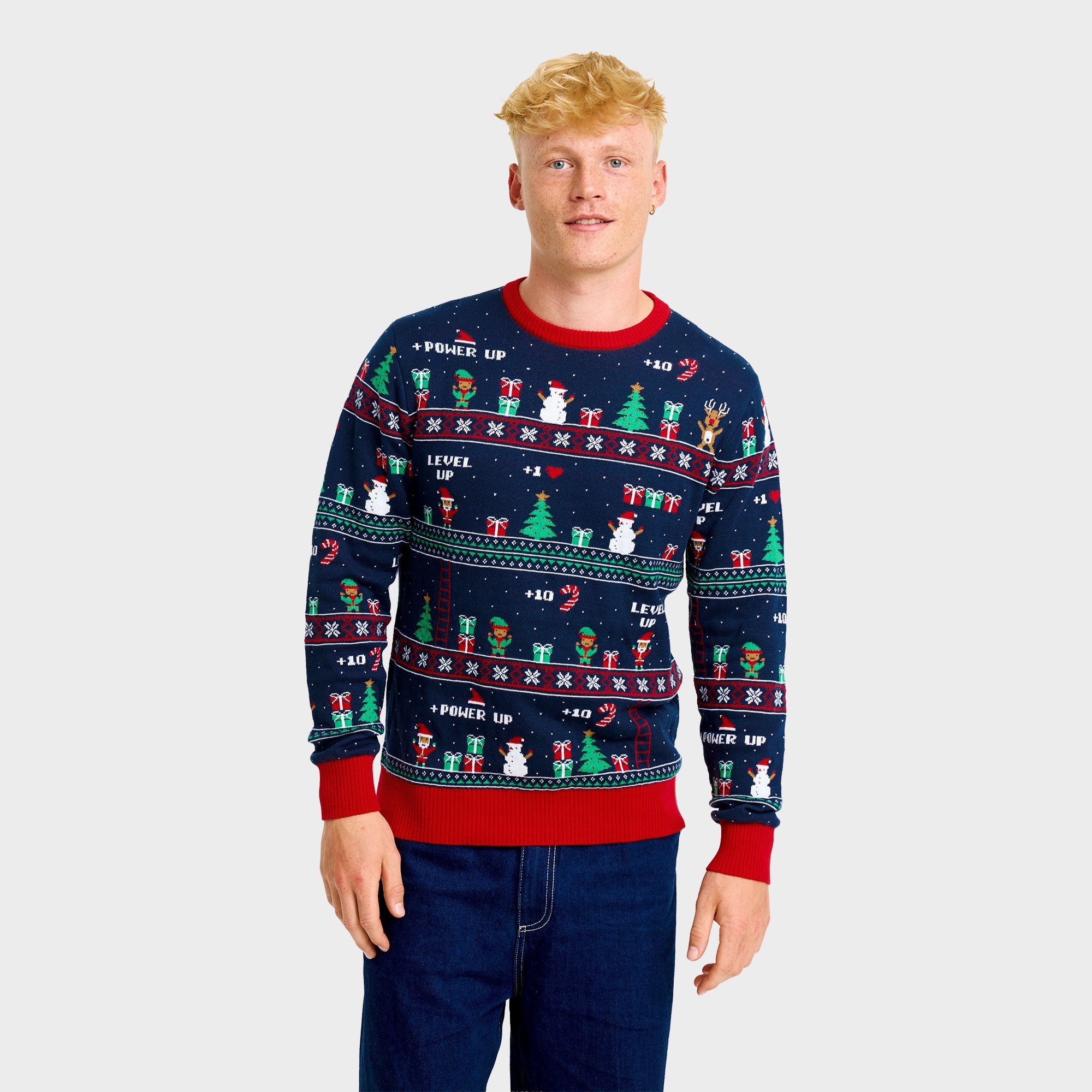 Vintage Gaming kersttrui – Heren