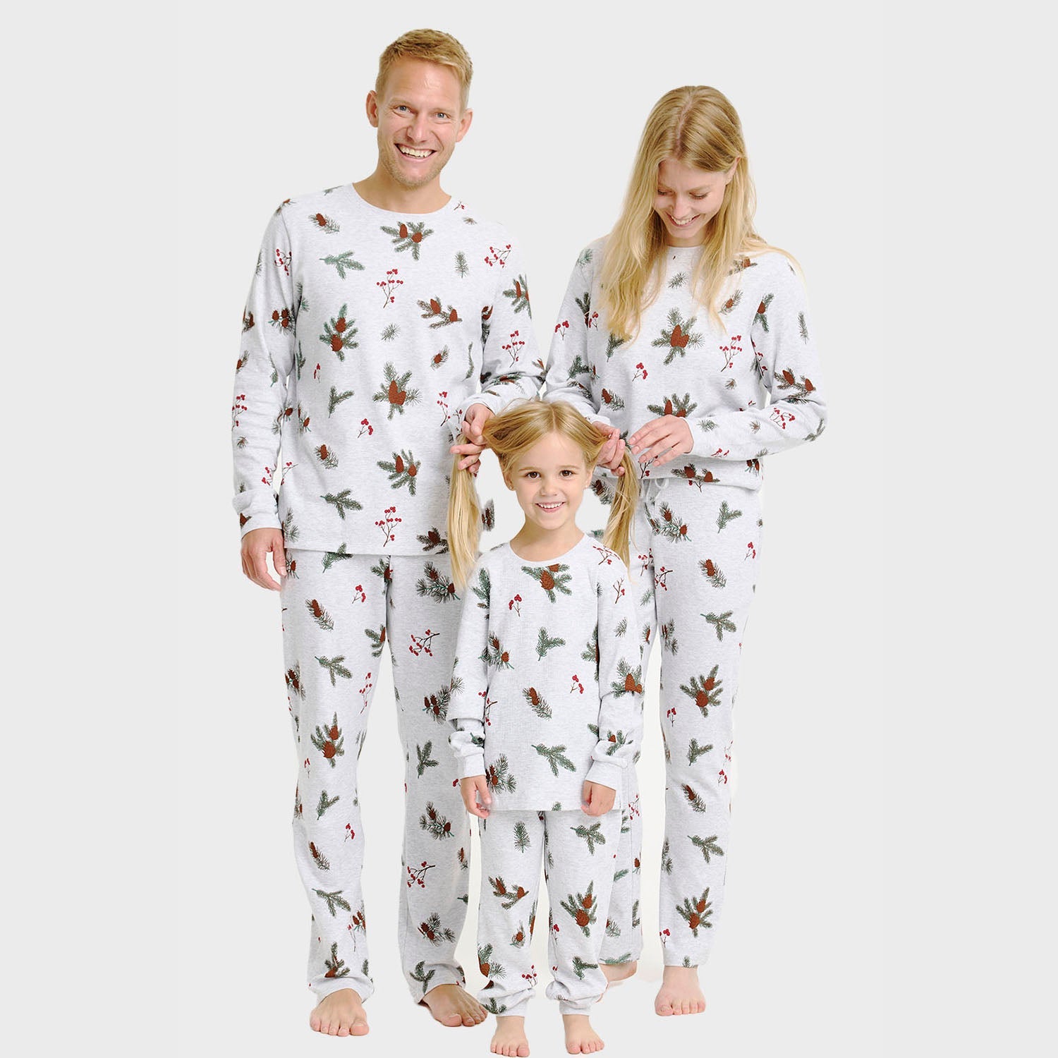 De geribde pyjama – Dames