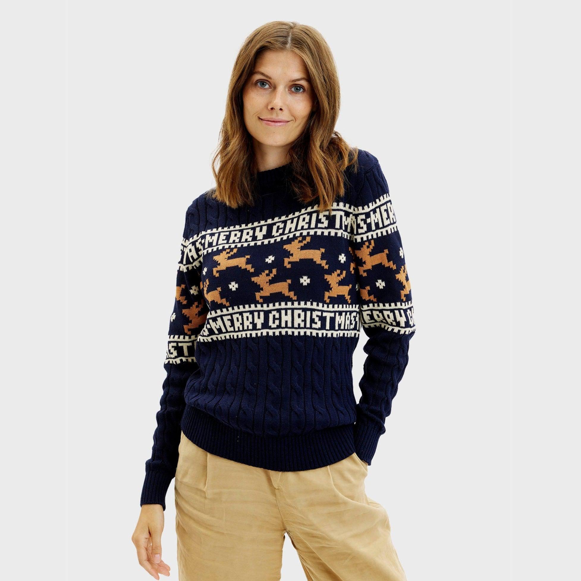 Le Pull De Noël Élegant - Femme.