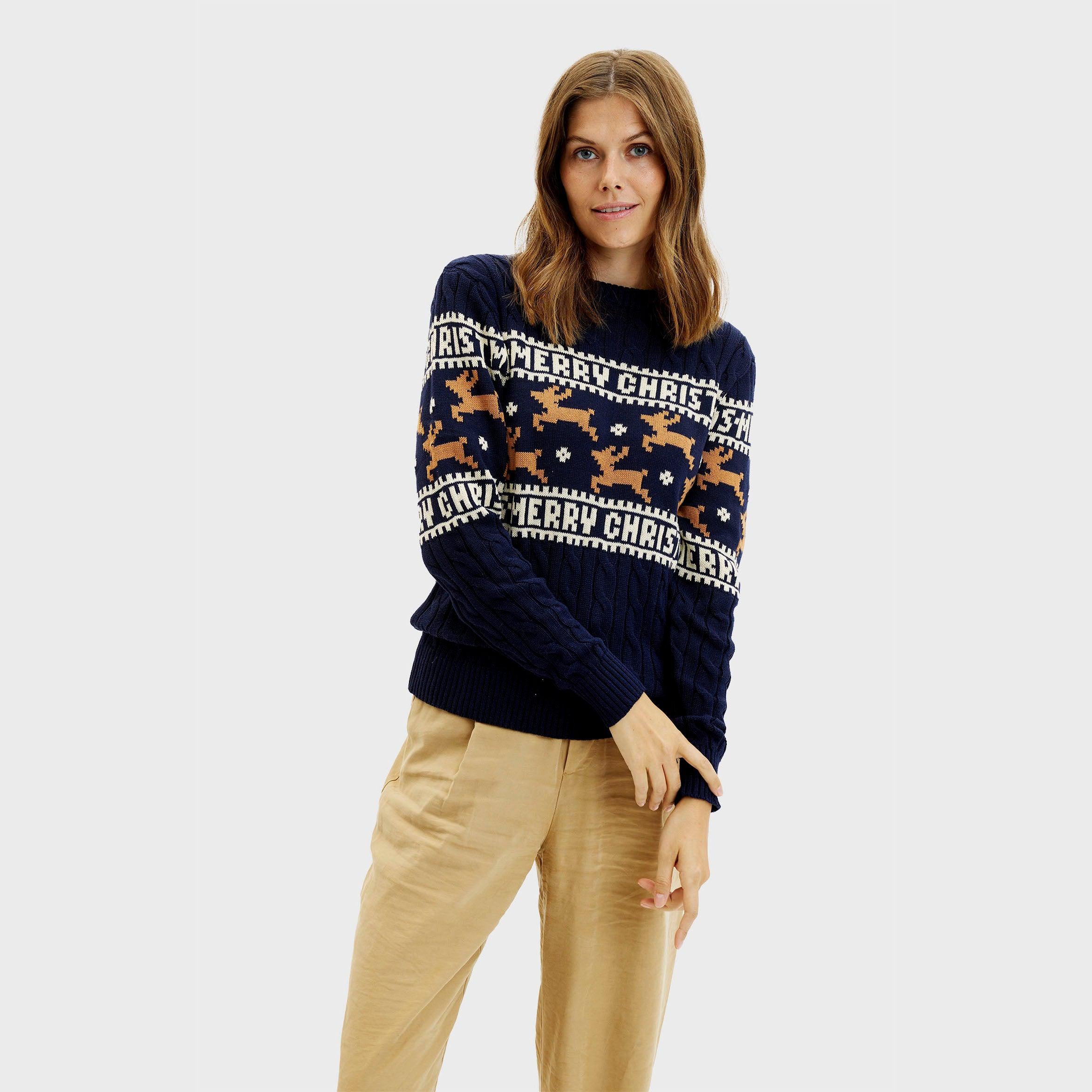 Le Pull De Noël Élegant - Femme.