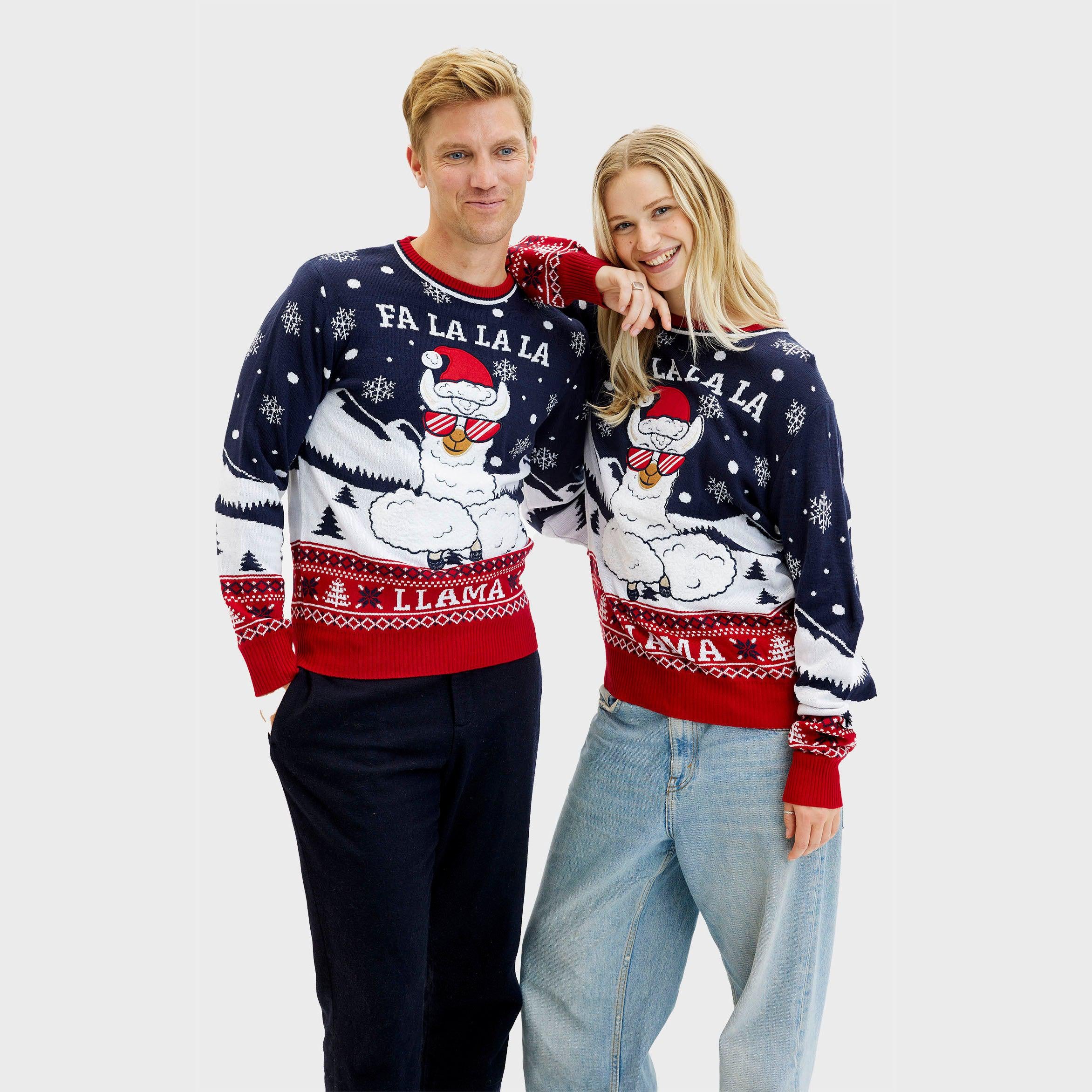 Fa la la la llama Sweater - Femme