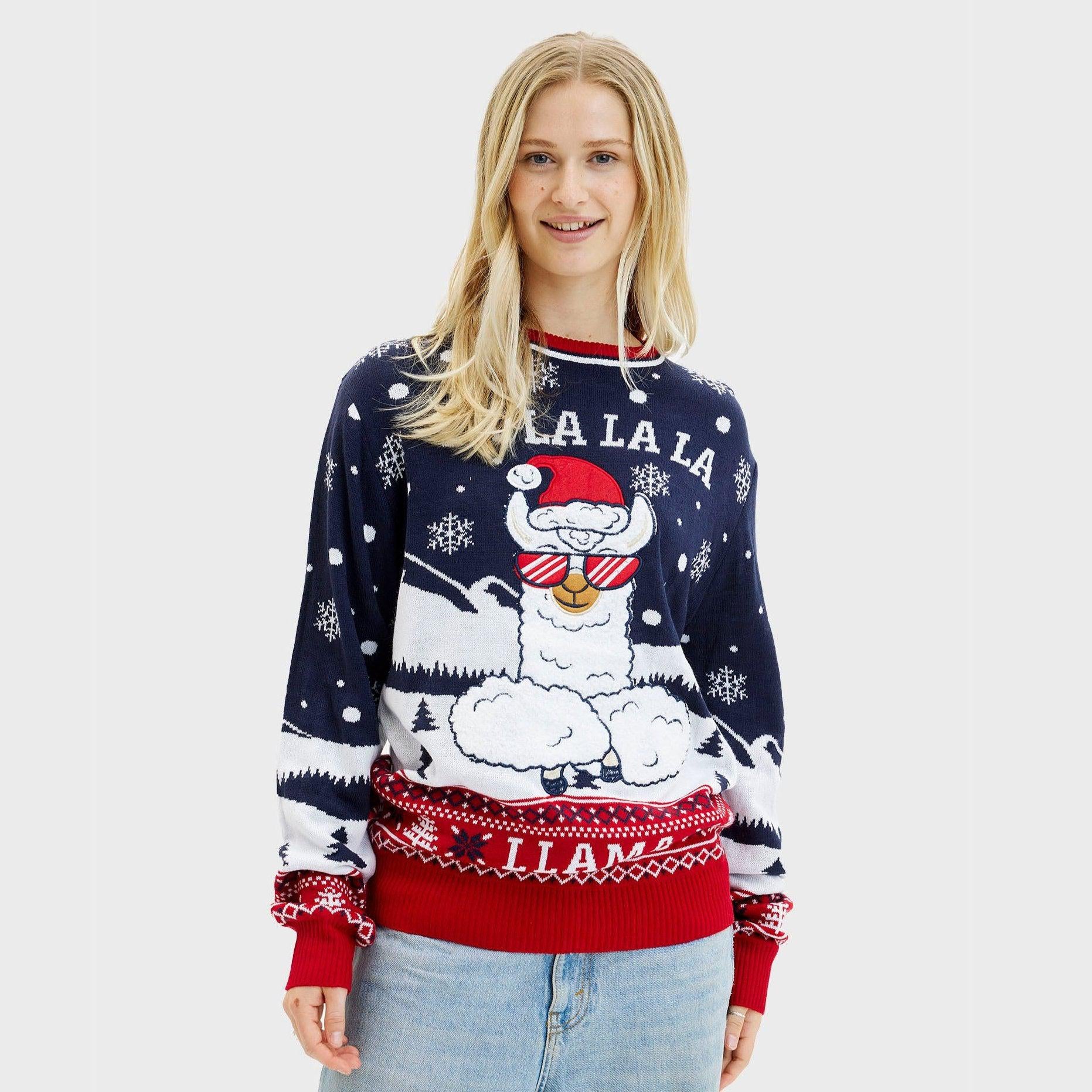 Fa la la la llama Sweater - Femme