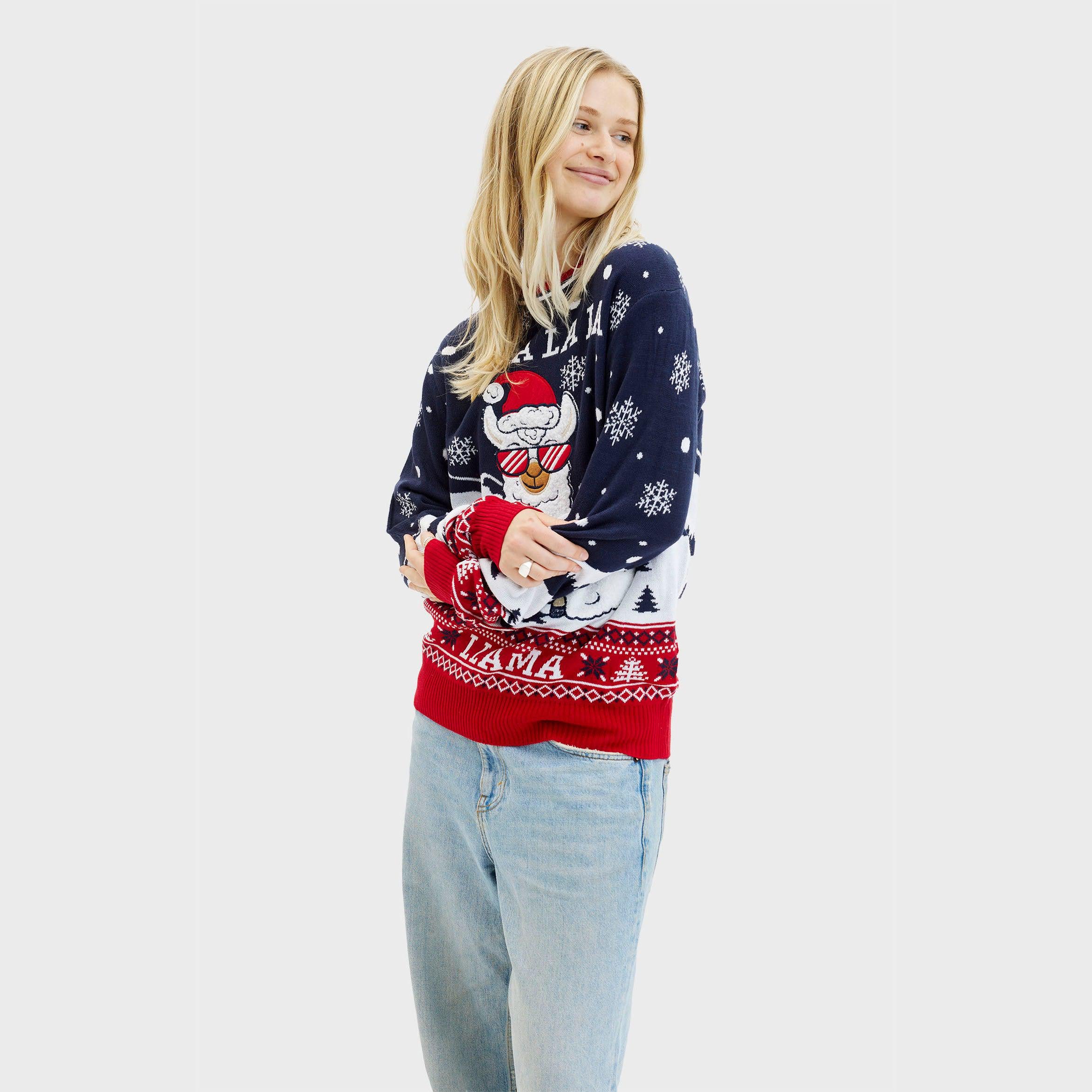 Fa la la la llama Sweater - Femme