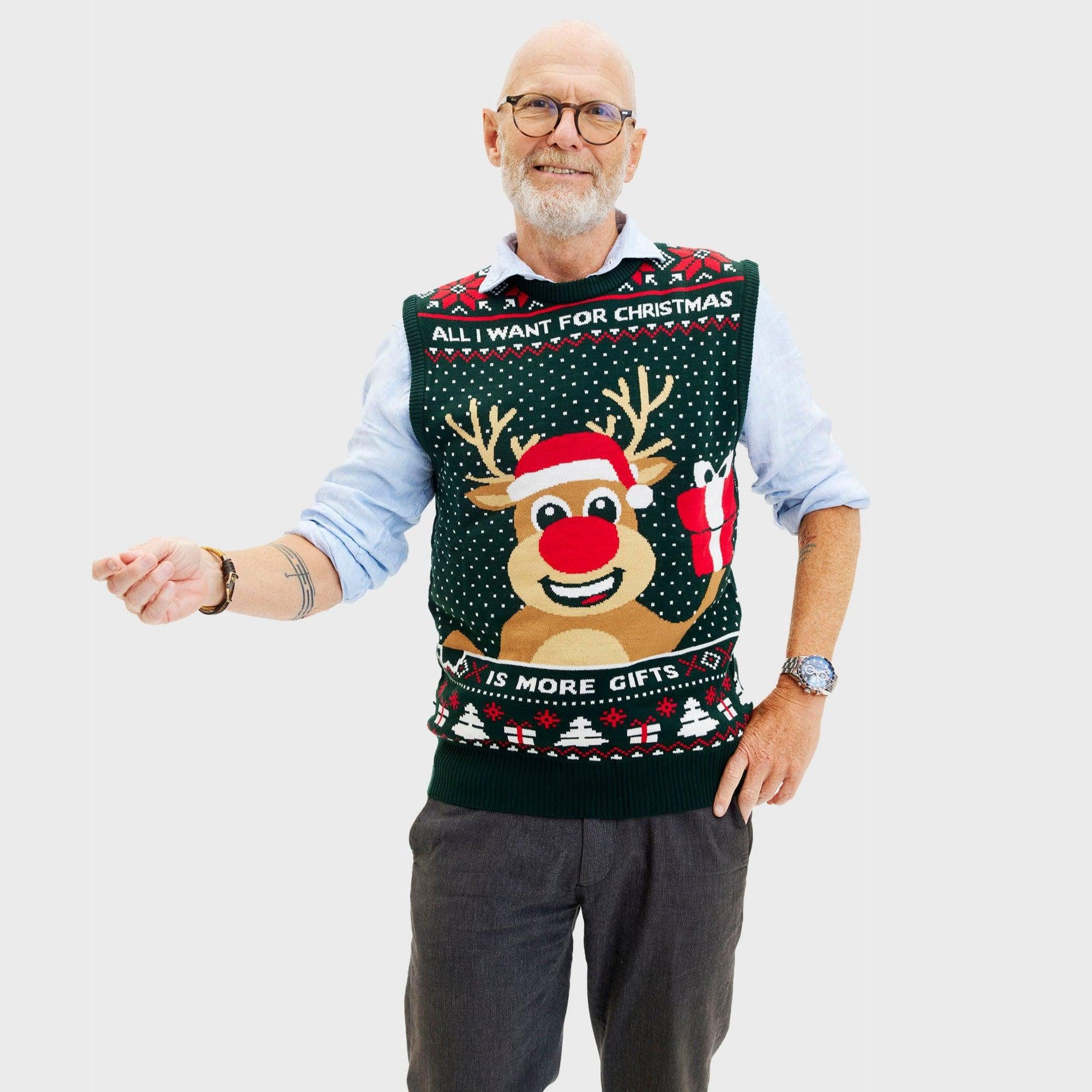 Rudolphs Christmas Vest - Homme