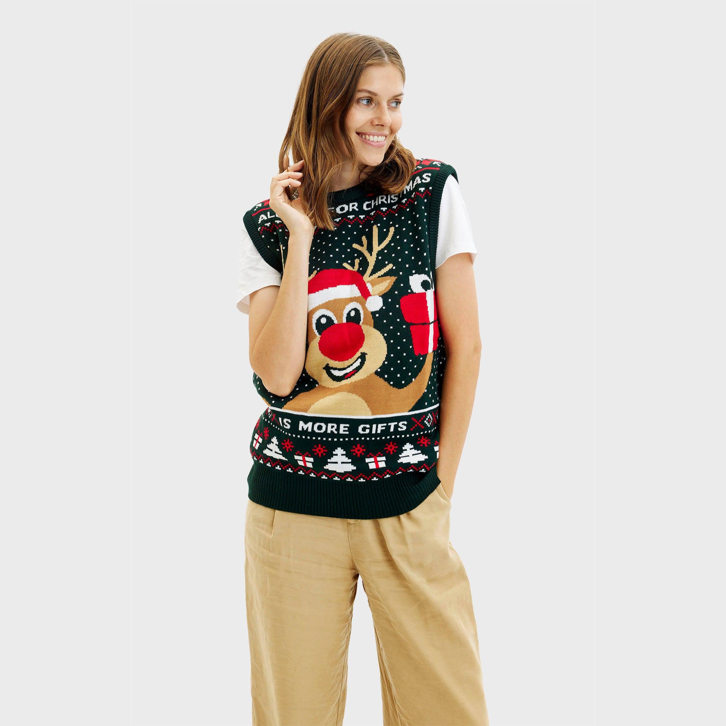 Rudolphs Christmas Vest - Femme