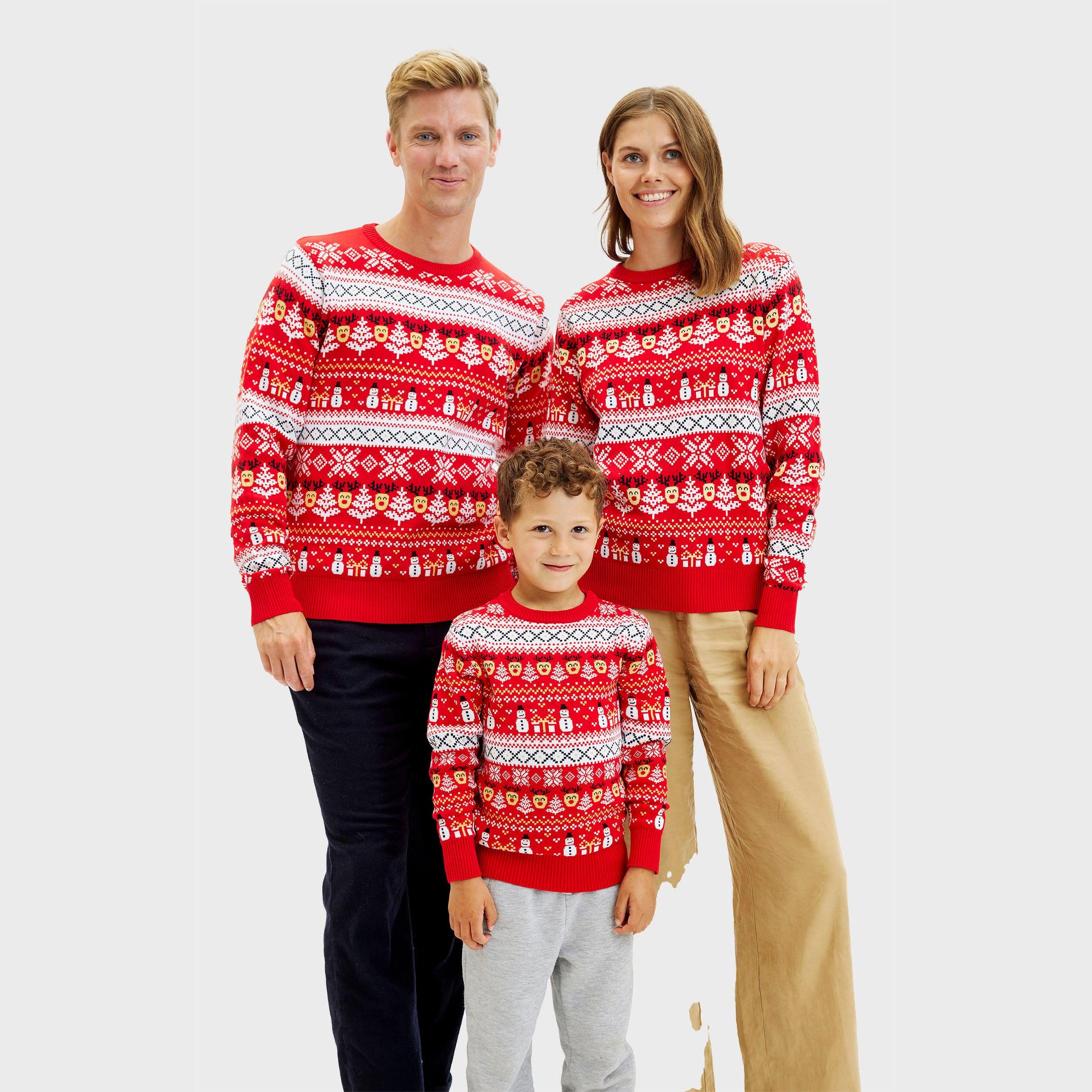 The Reinstyle Sweater Rouge - Enfants.