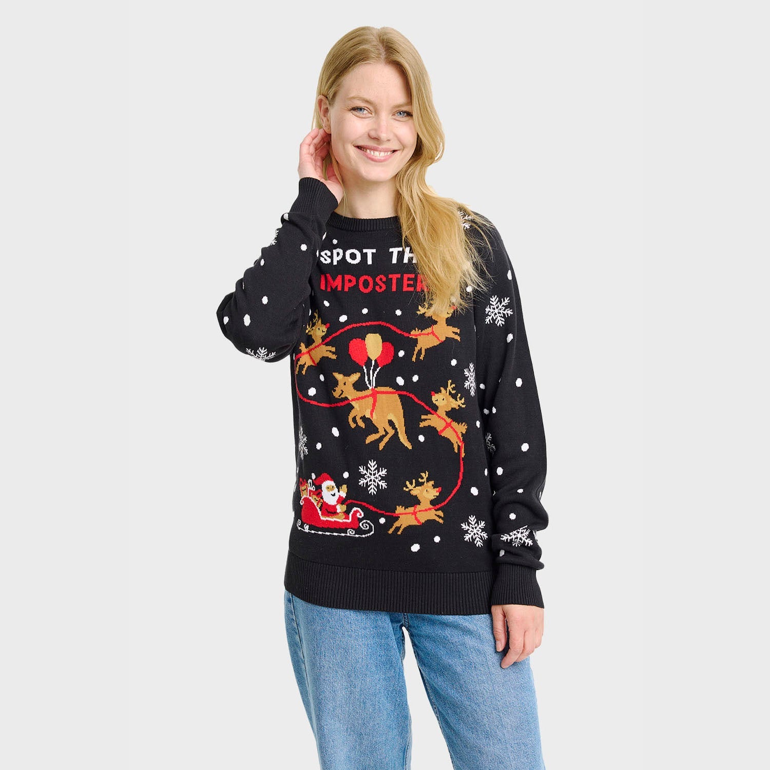 Imposter kersttrui – Dames