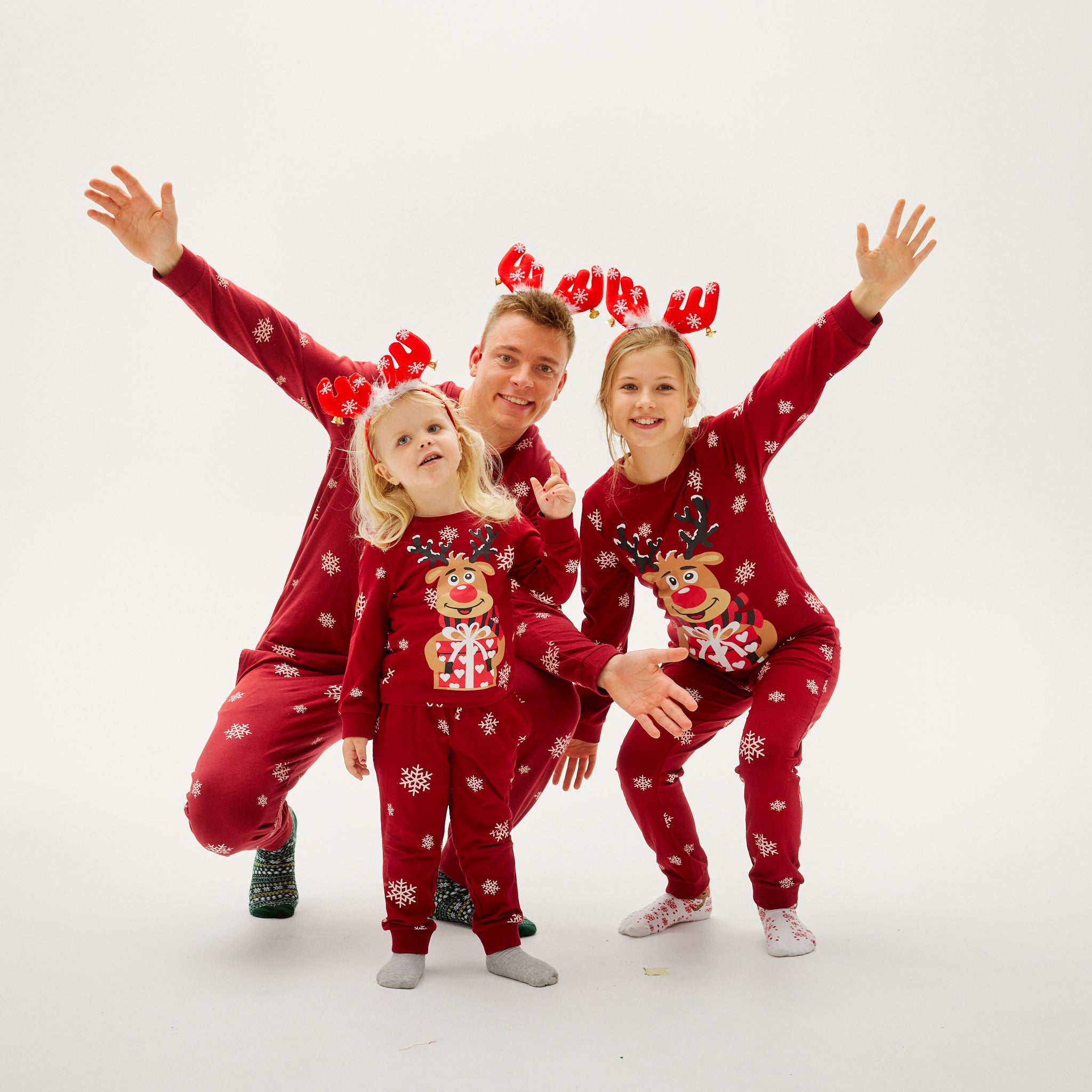 Pyjama Adorable De Rudolphe Rouge - Homme.