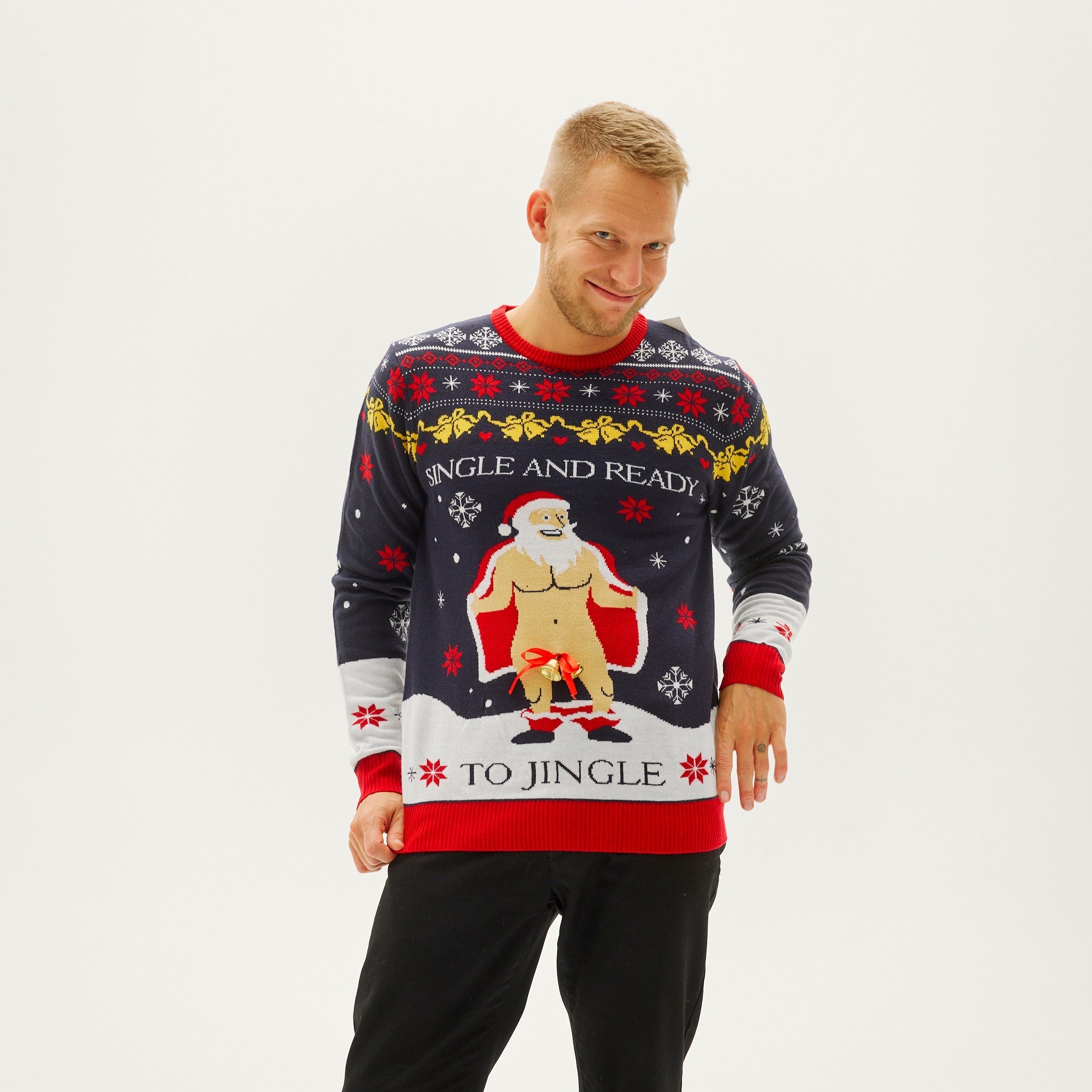 The Single and Ready to Jingle Kersttrui - Heren