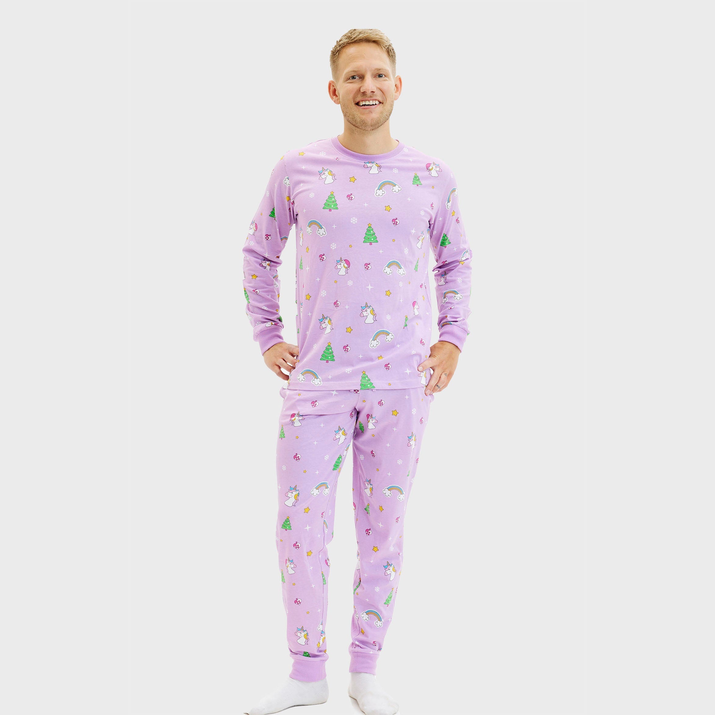 Eenhoorn kerstpyjama - Heren