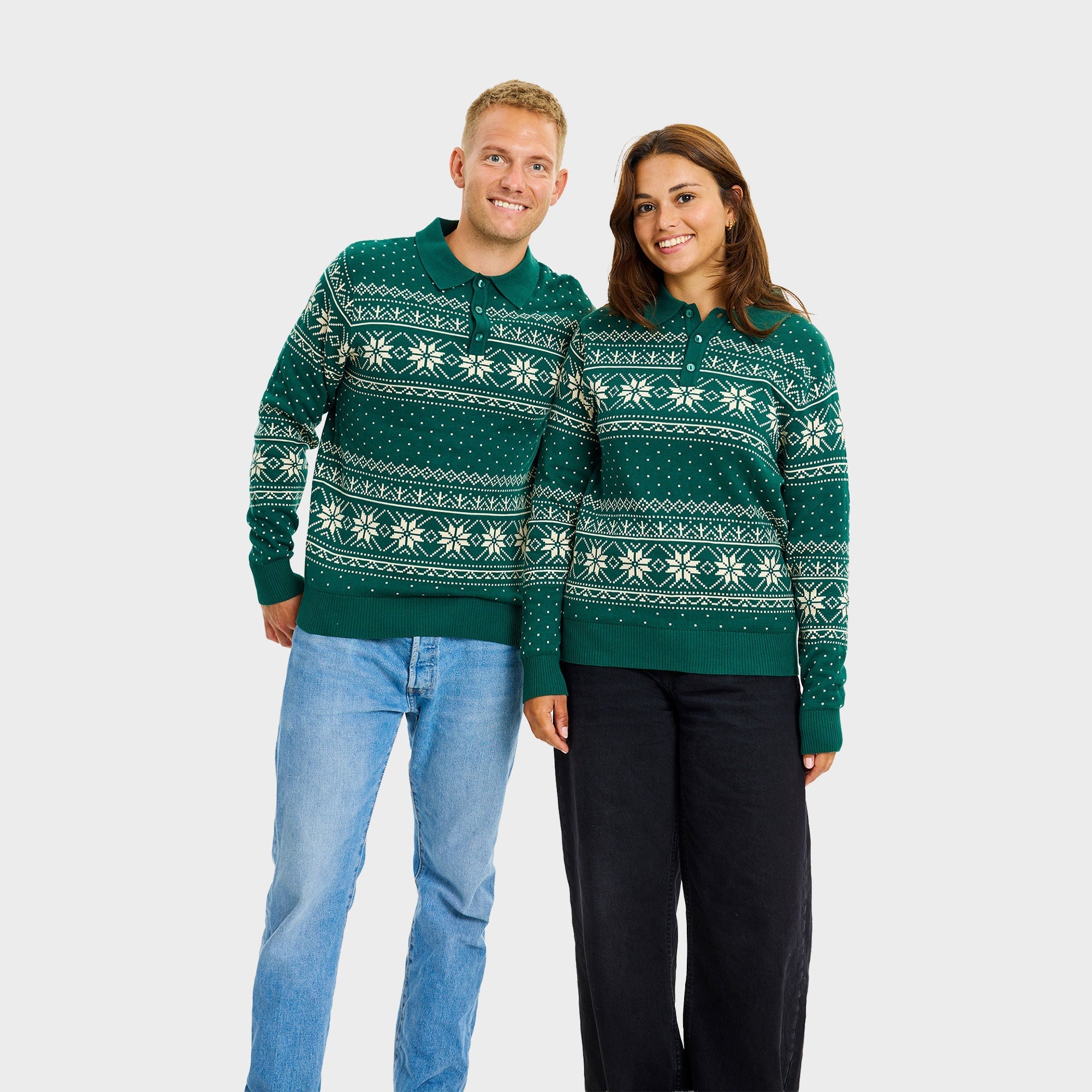 Het klassieke kerstpoloshirt – Dames