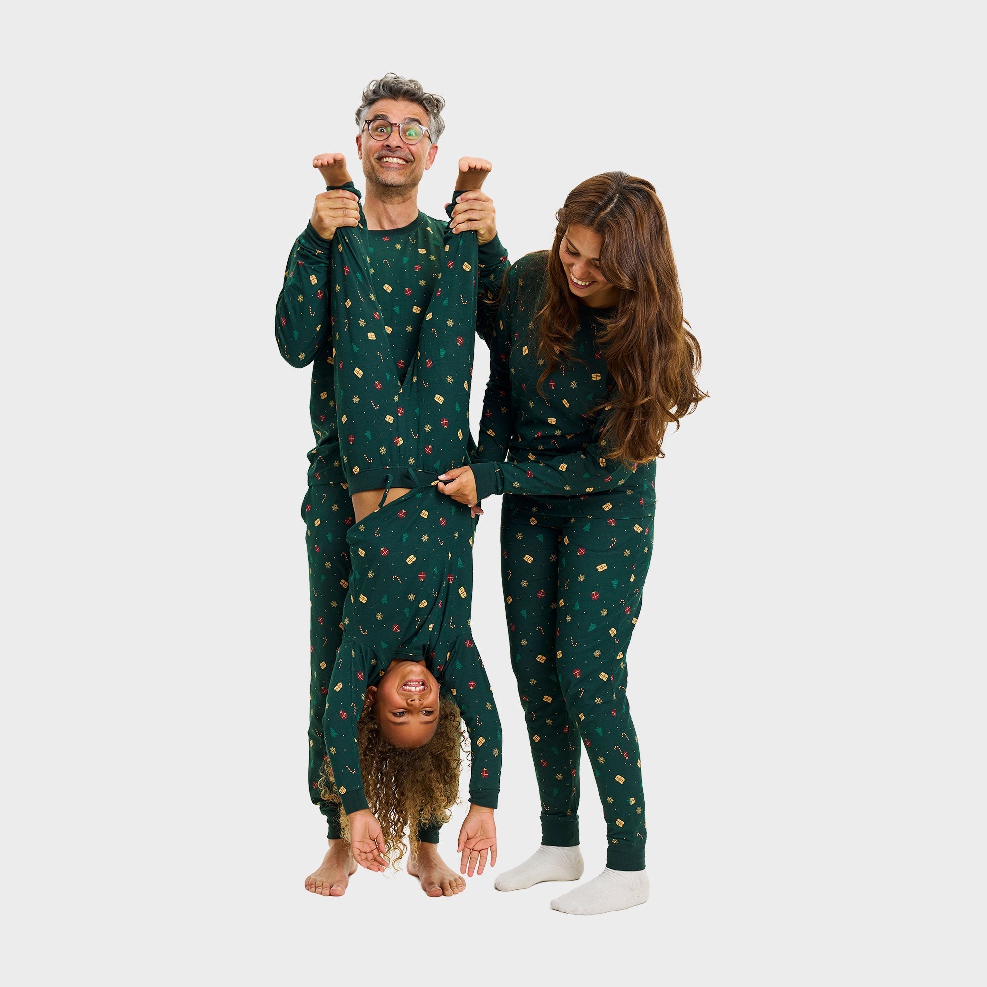 Kerstdroom pyjama groen – Kinderen