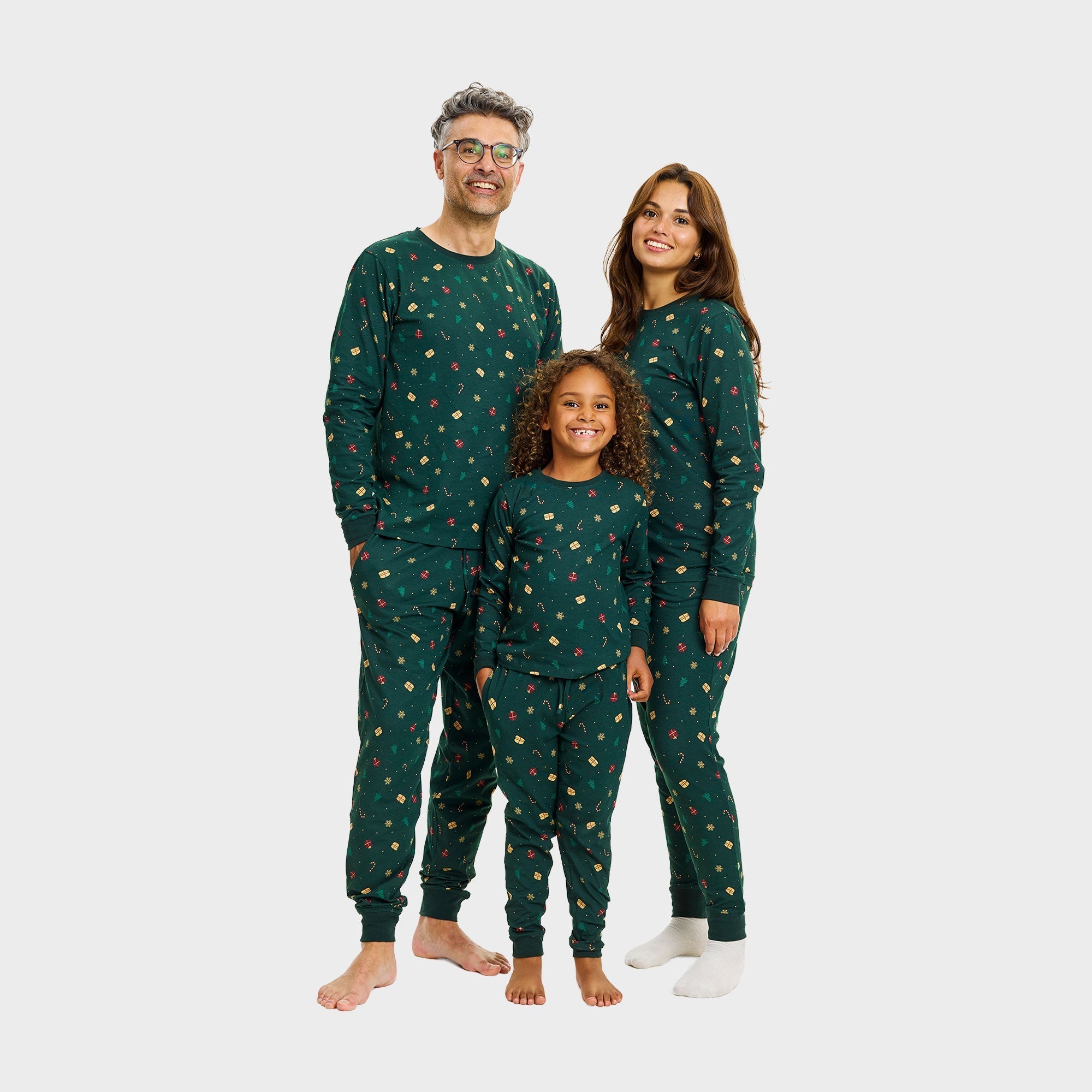 Kerstdroom pyjama groen – Kinderen