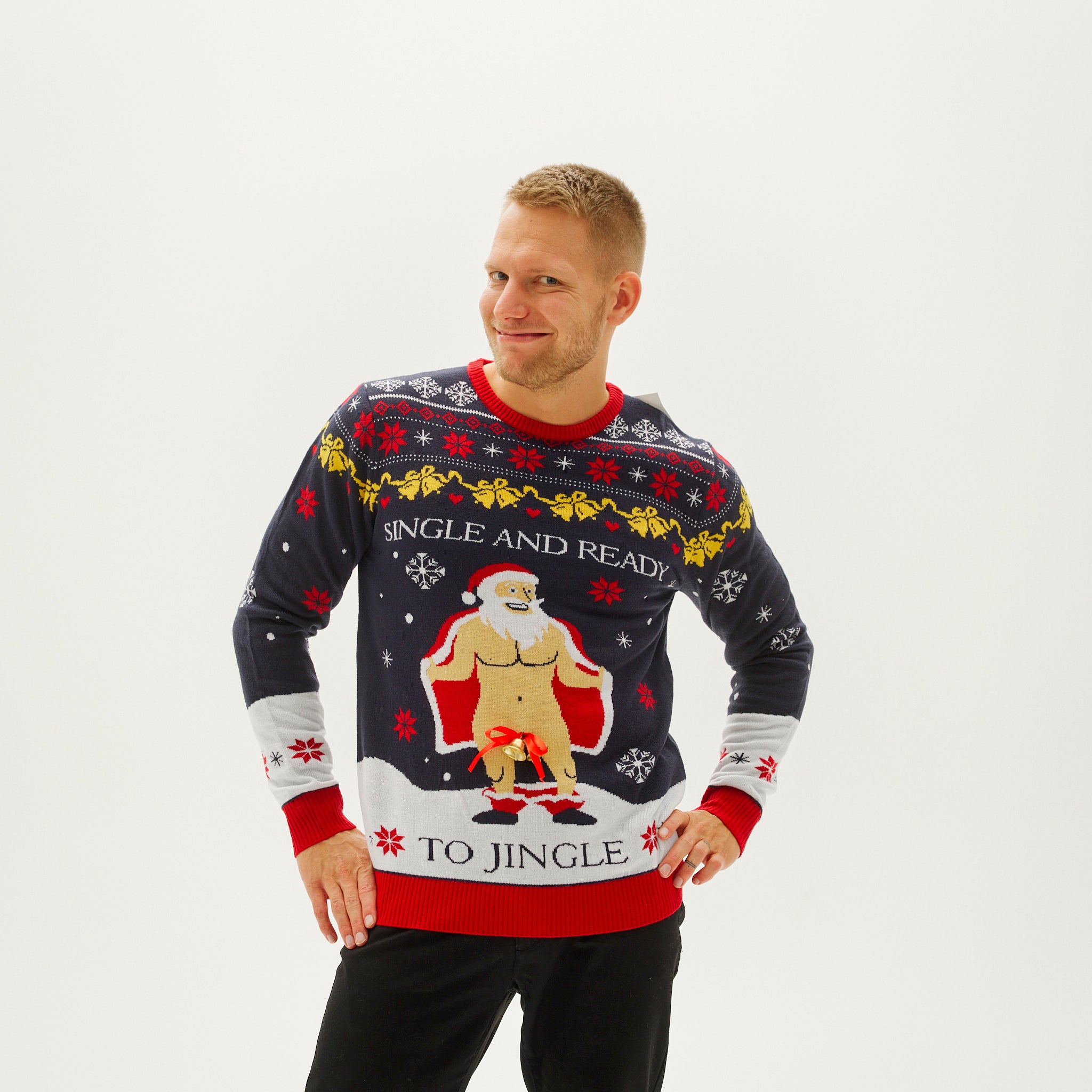 The Single And Ready To Jingle Sweater - Homme