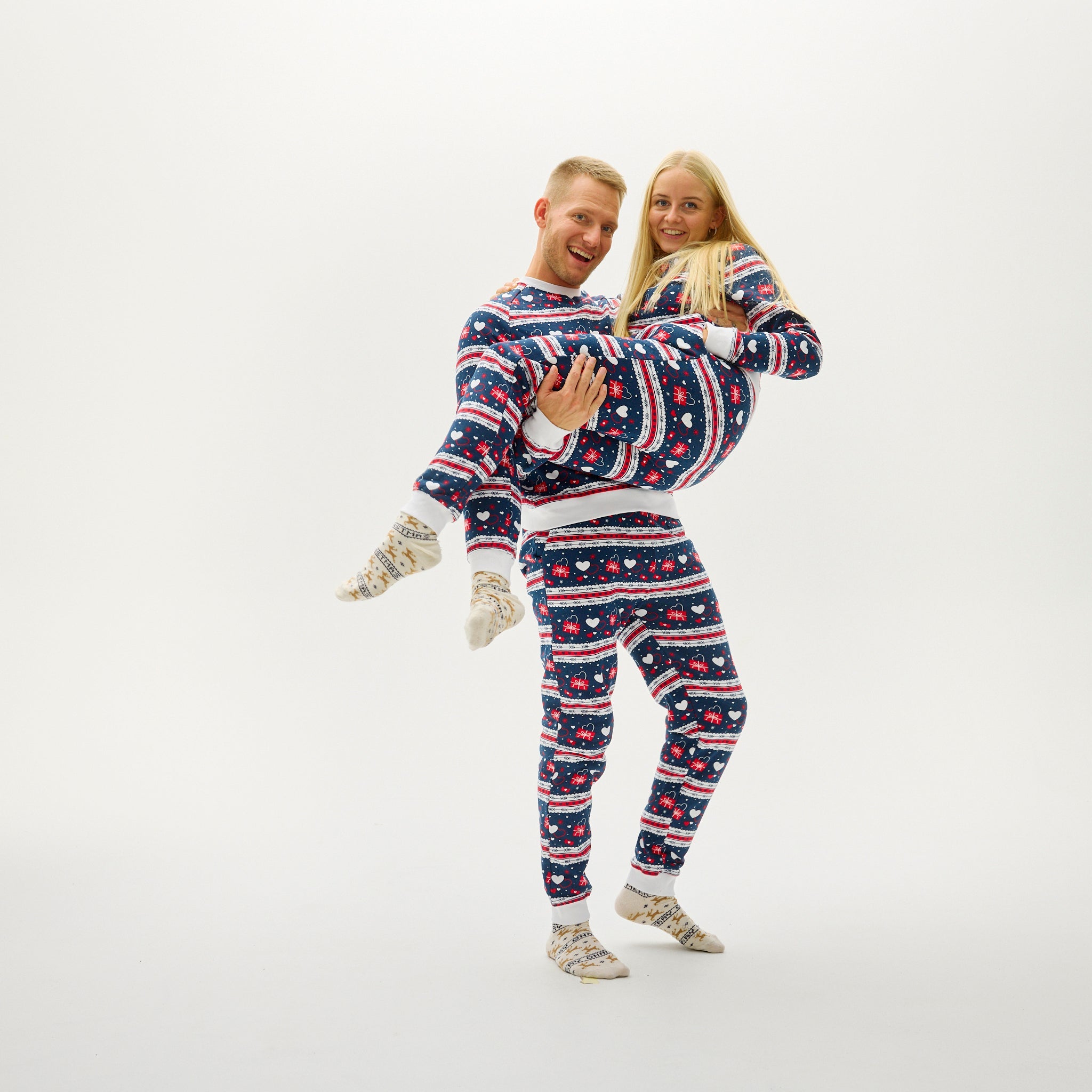 Ensemble Saint Valentin Bleu Marine - Femme.