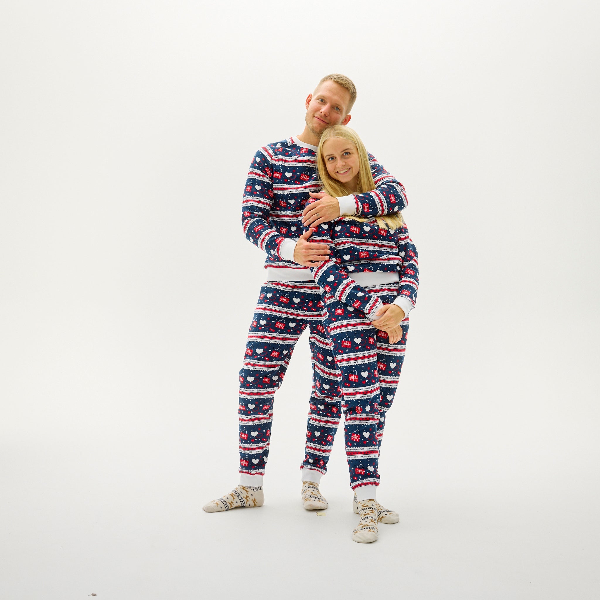 Ensemble Saint Valentin Bleu Marine - Homme.