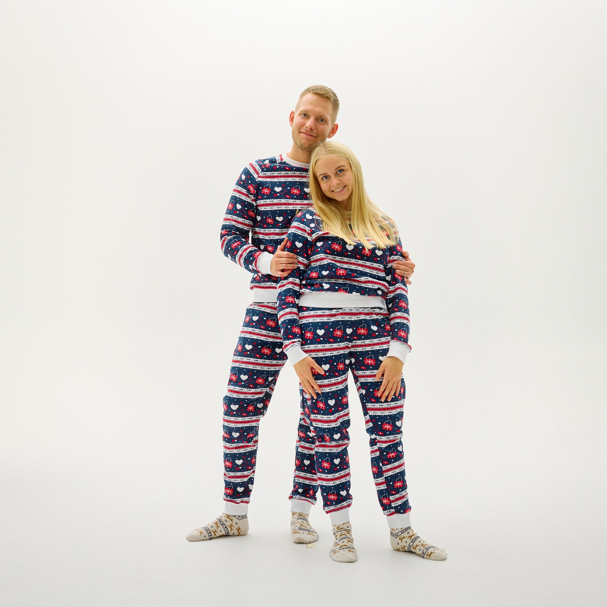 Ensemble Saint Valentin Bleu Marine - Homme.