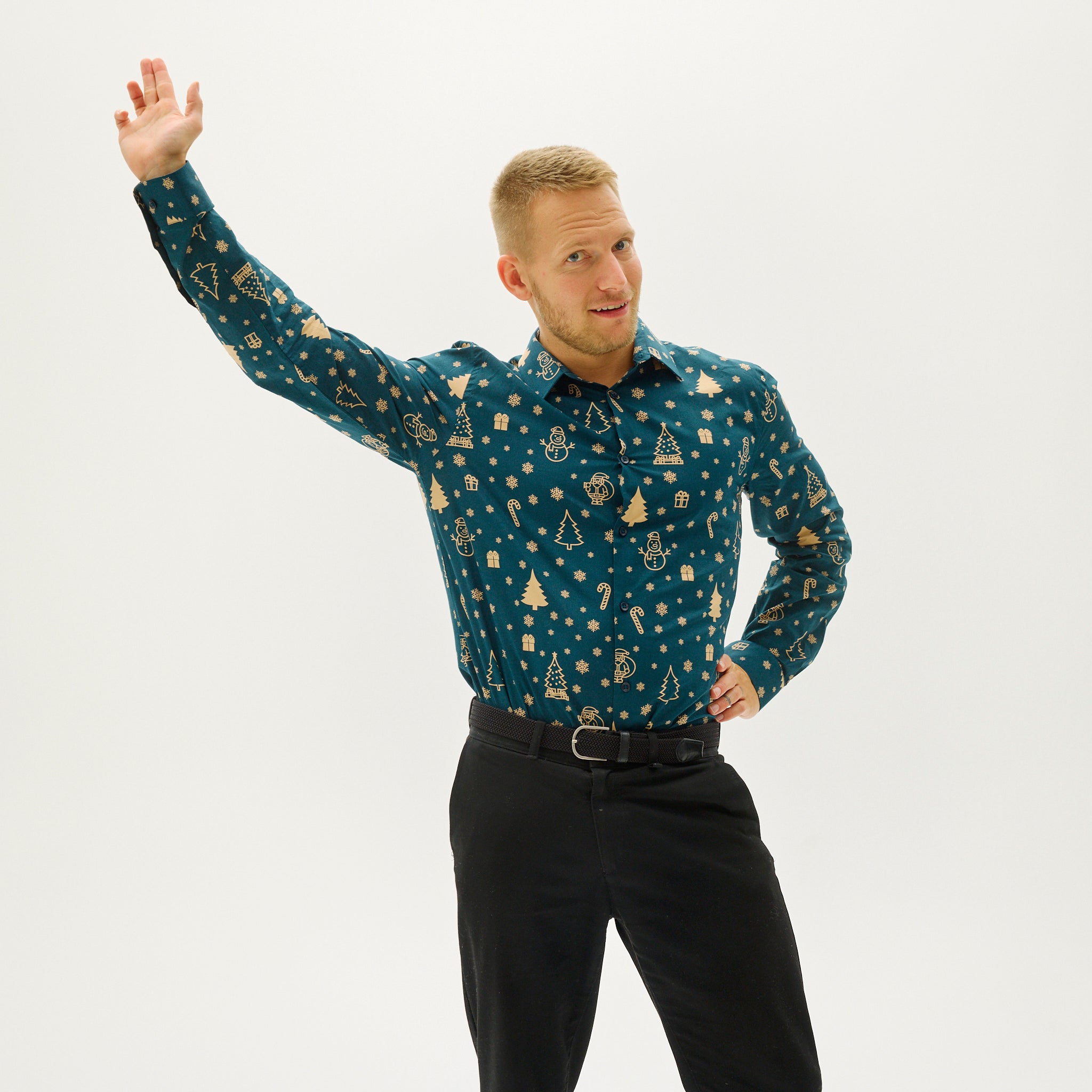 The Snowman's Christmas Shirt - Homme.