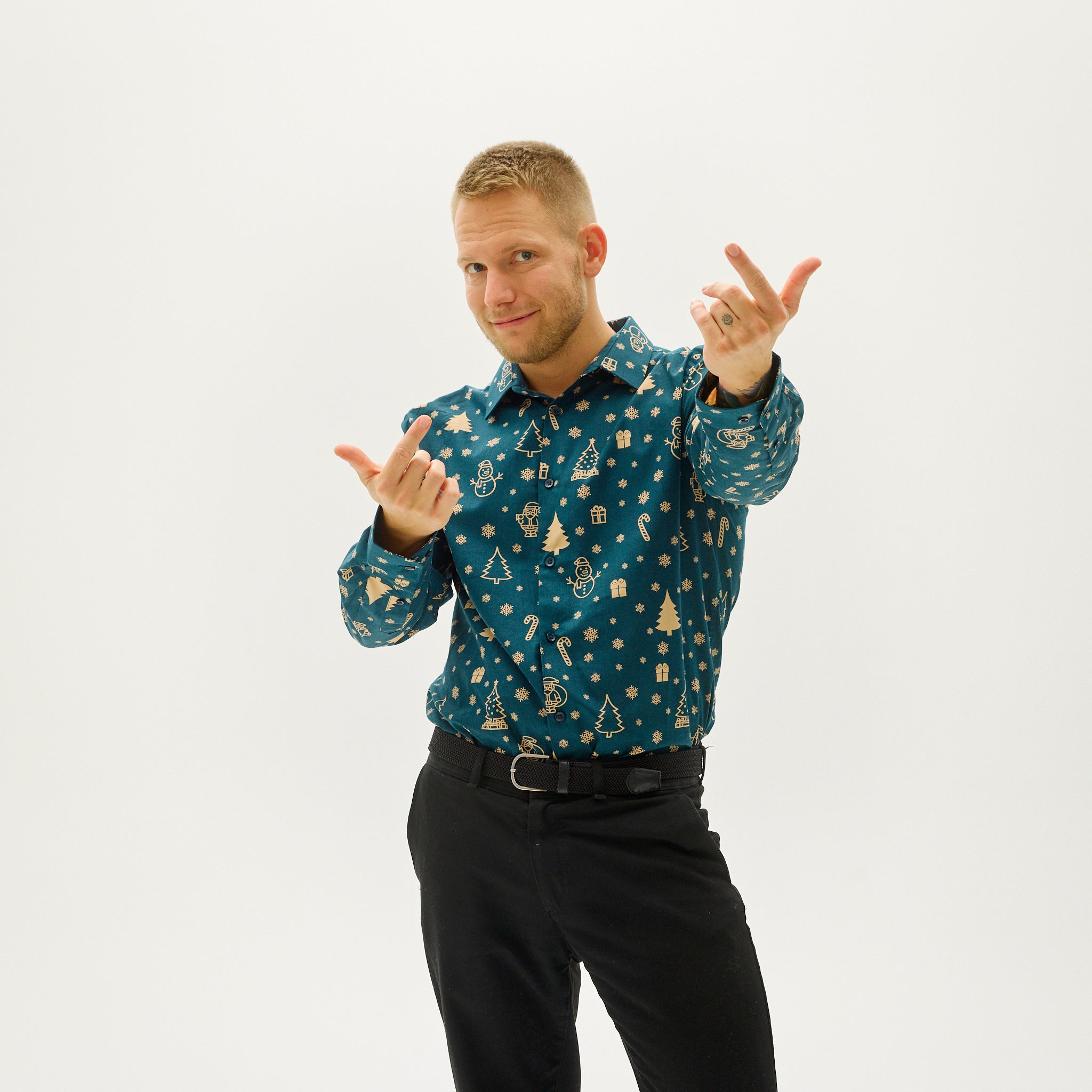 The Snowman's Christmas Shirt - Homme.