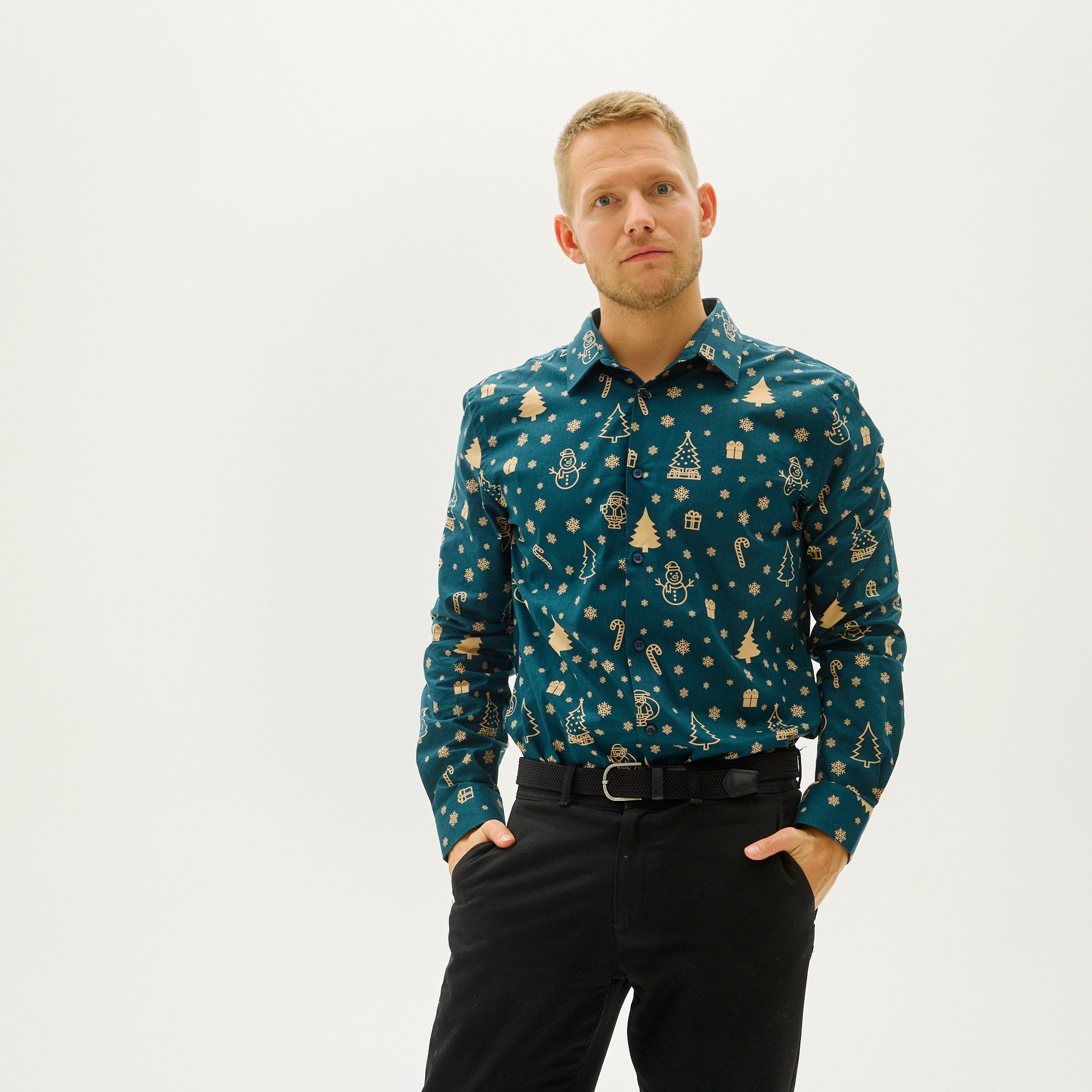 The Snowman's Christmas Shirt - Homme.