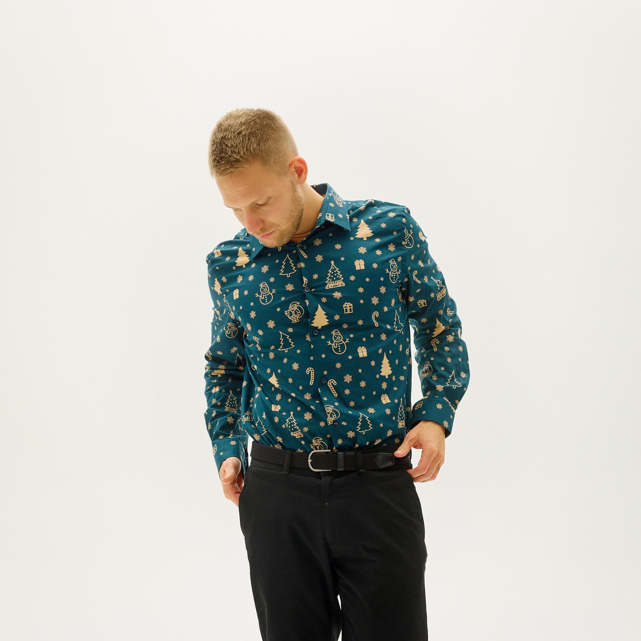 The Snowman's Christmas Shirt - Homme.