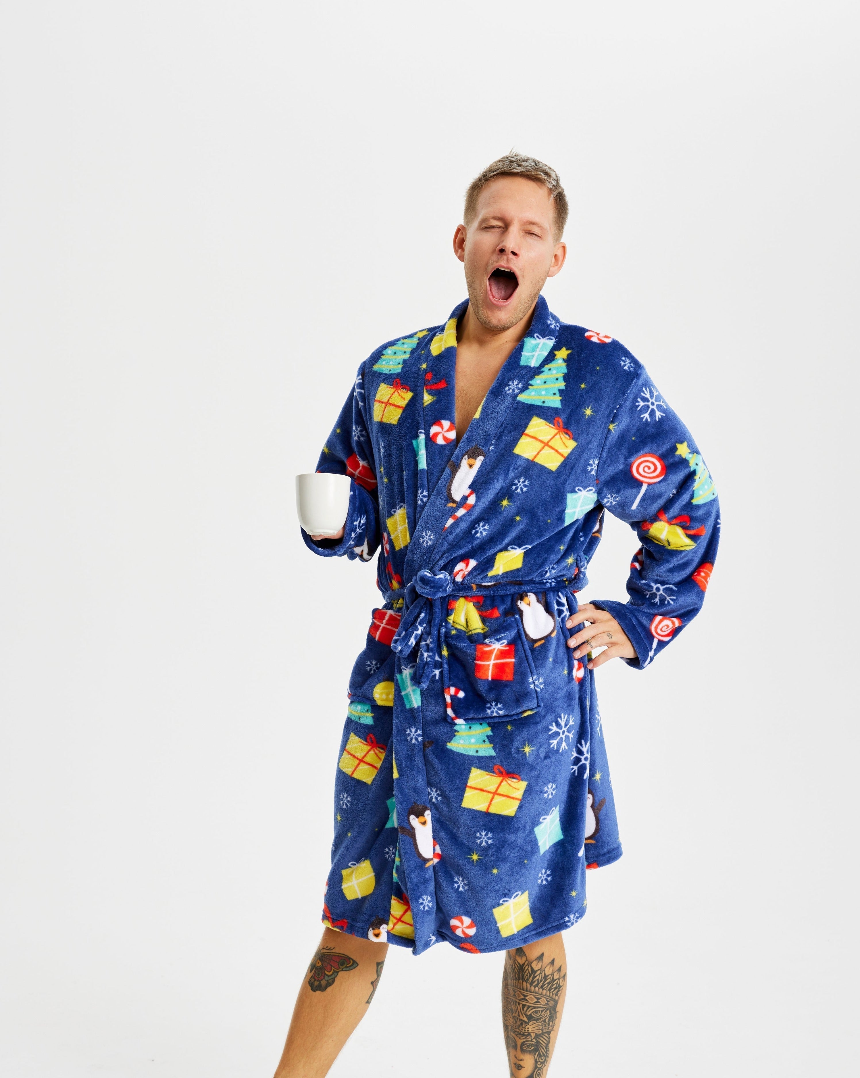 Peignoir De Noël - Bleu